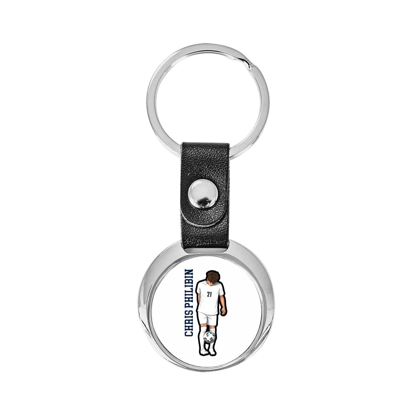 Key Chain — Name Vertical in Classic