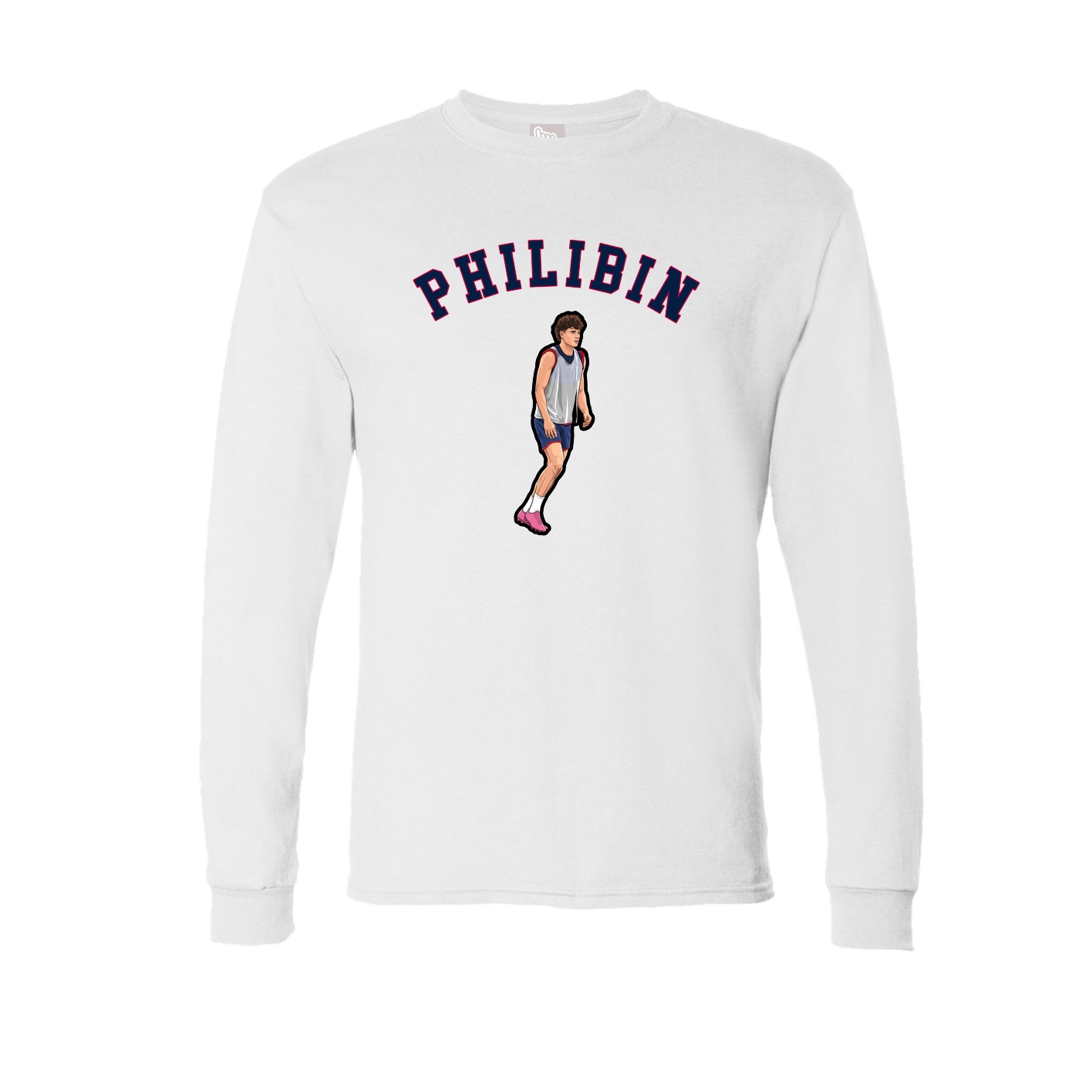 Long Sleeve Tee — Shirsey Arch in White