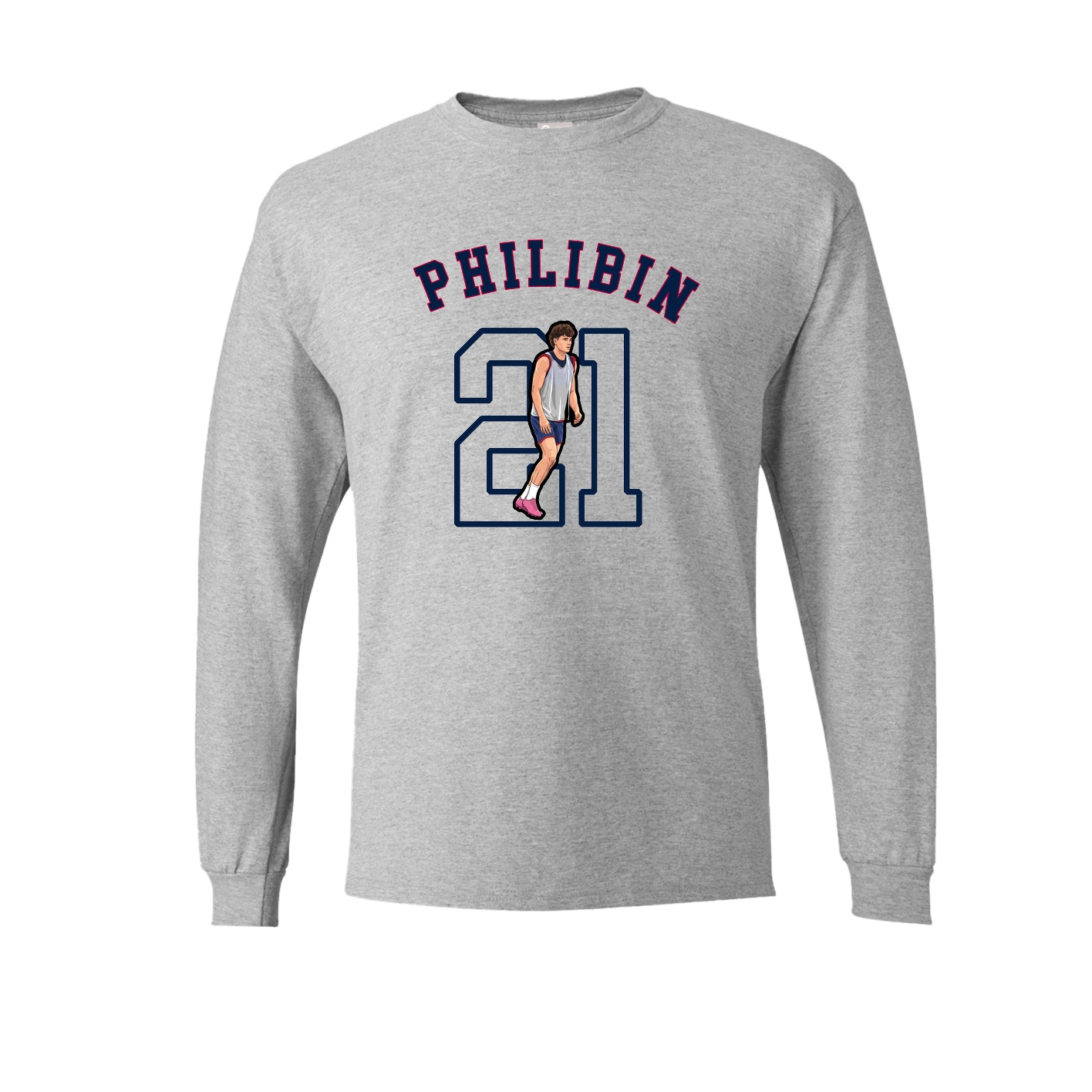 Long Sleeve Tee — Shirsey Arch in Grey