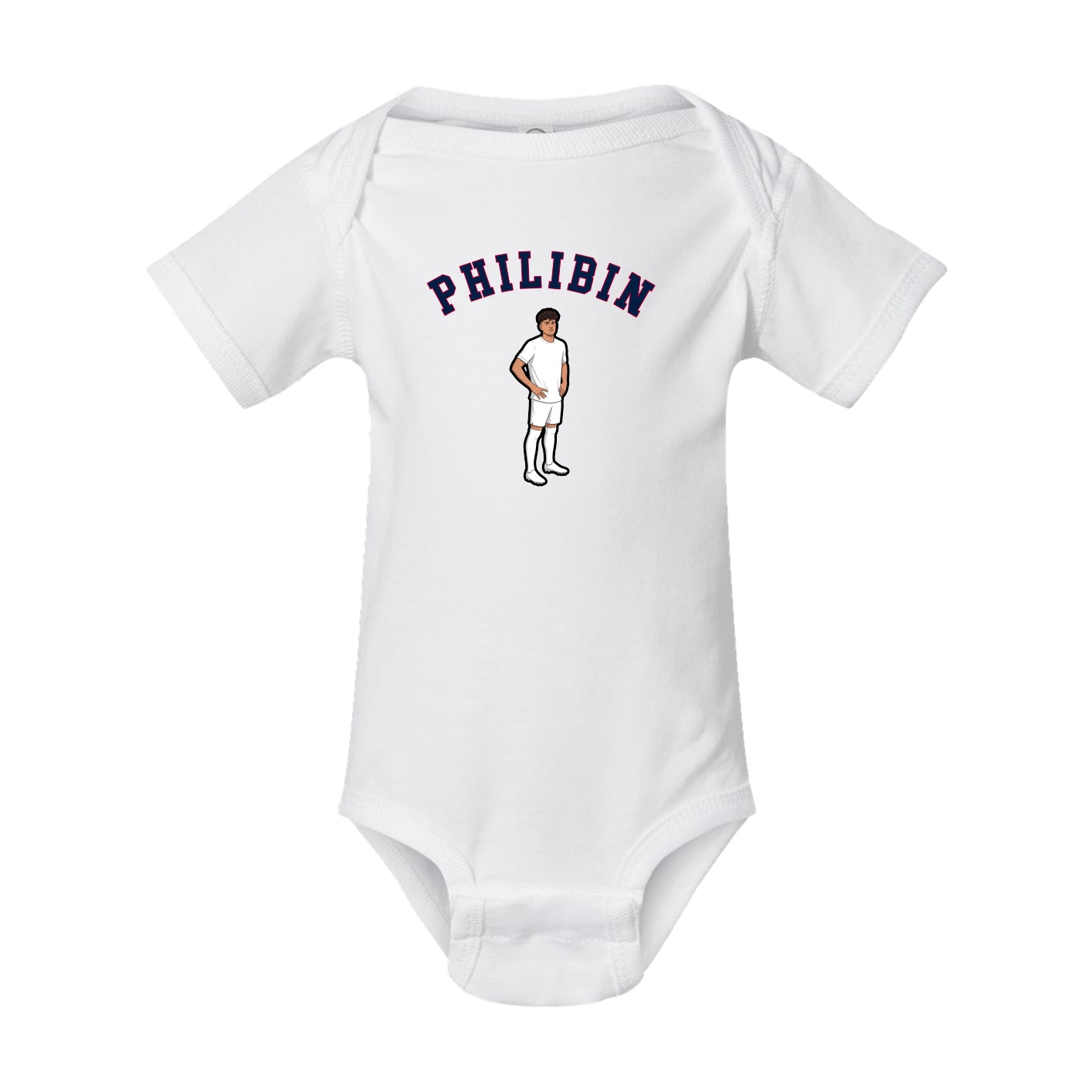 Baby Onesie — Shirsey Arch in White