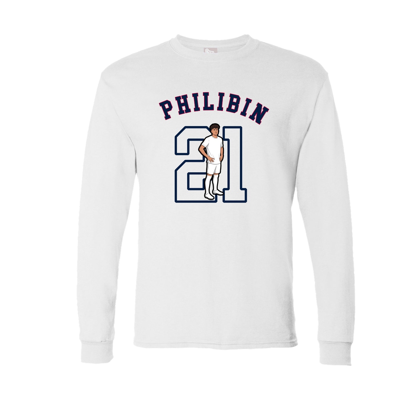 Long Sleeve Tee — Shirsey Arch in White