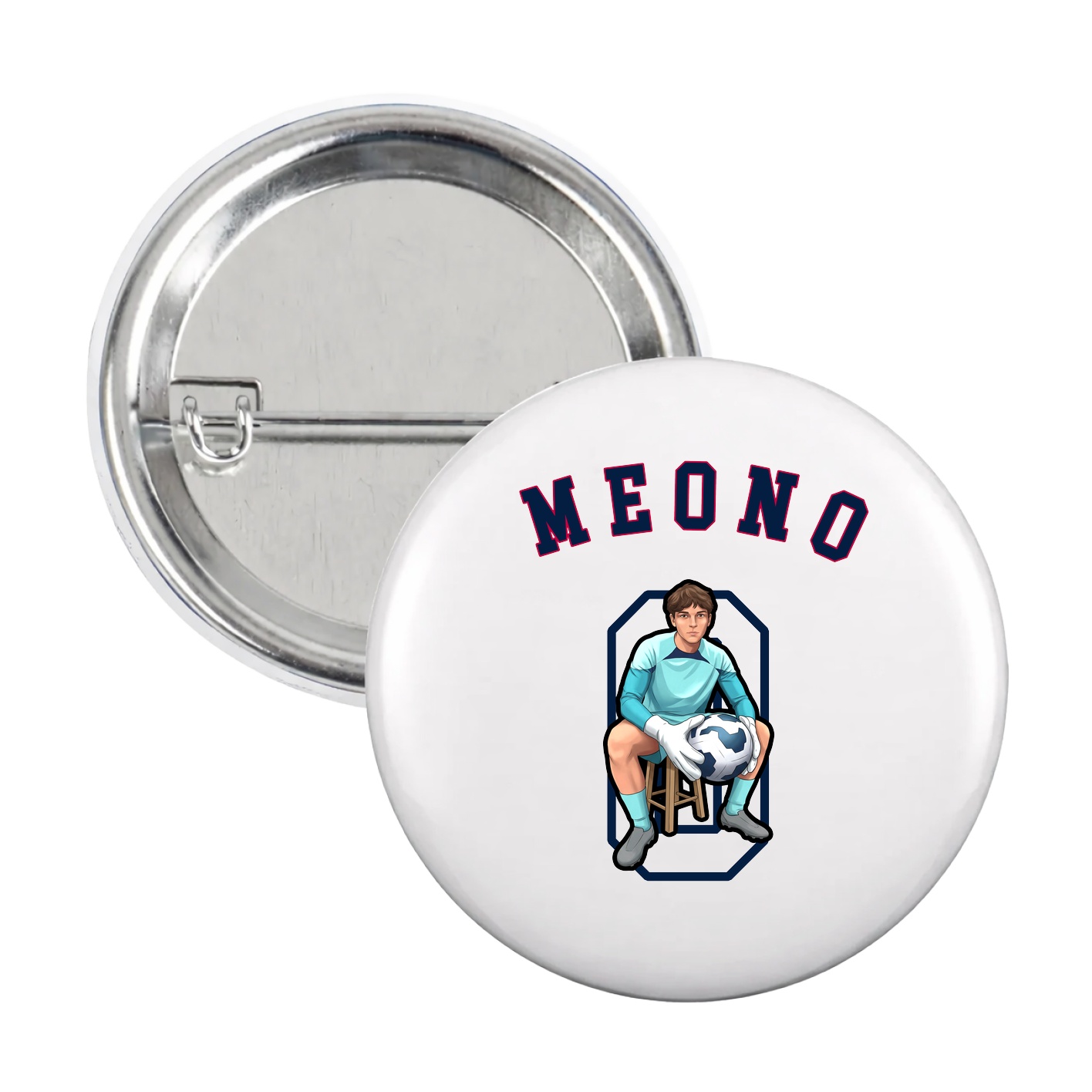 Game Day Button — Shirsey Arch in White