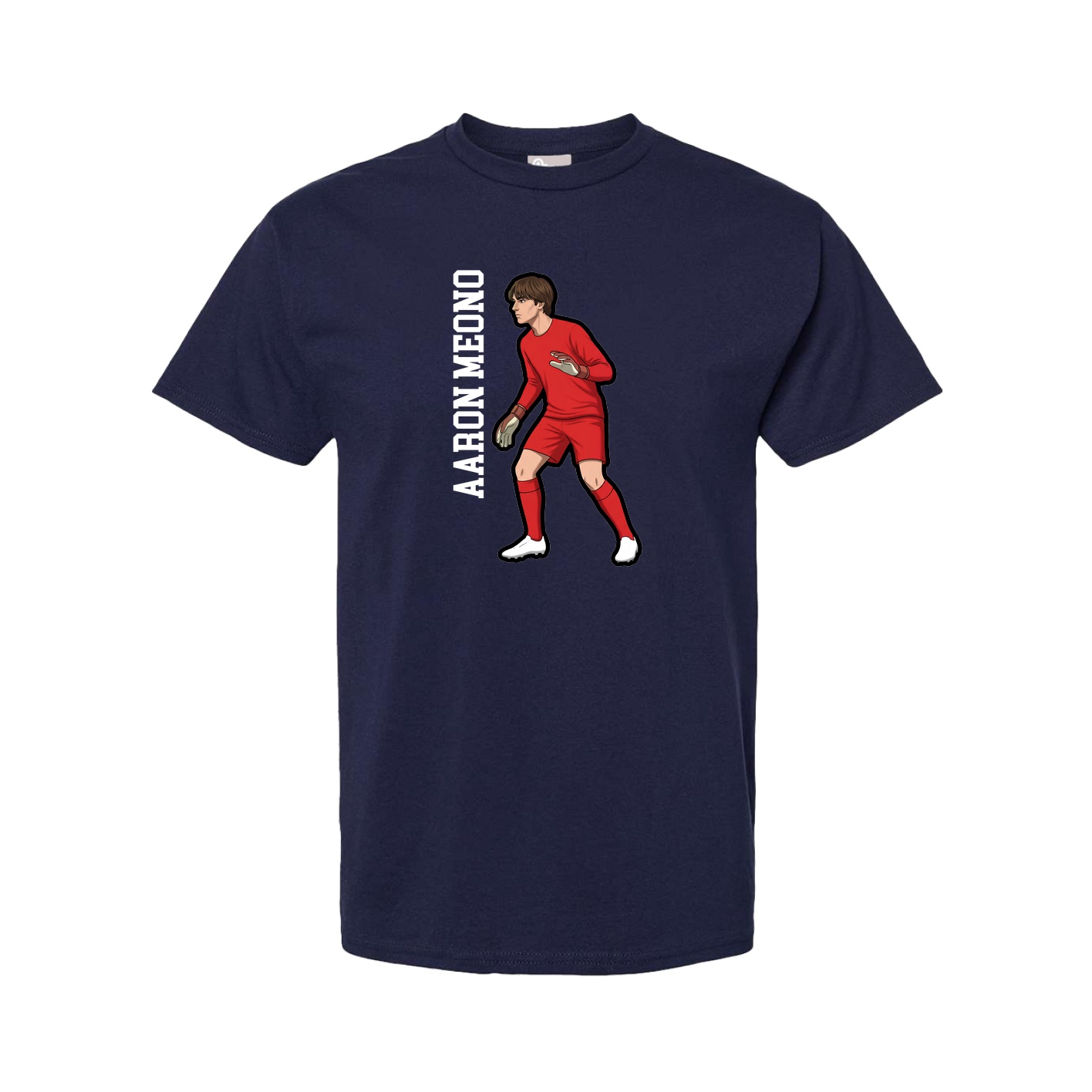 Youth Tee — Name Vertical in Navy