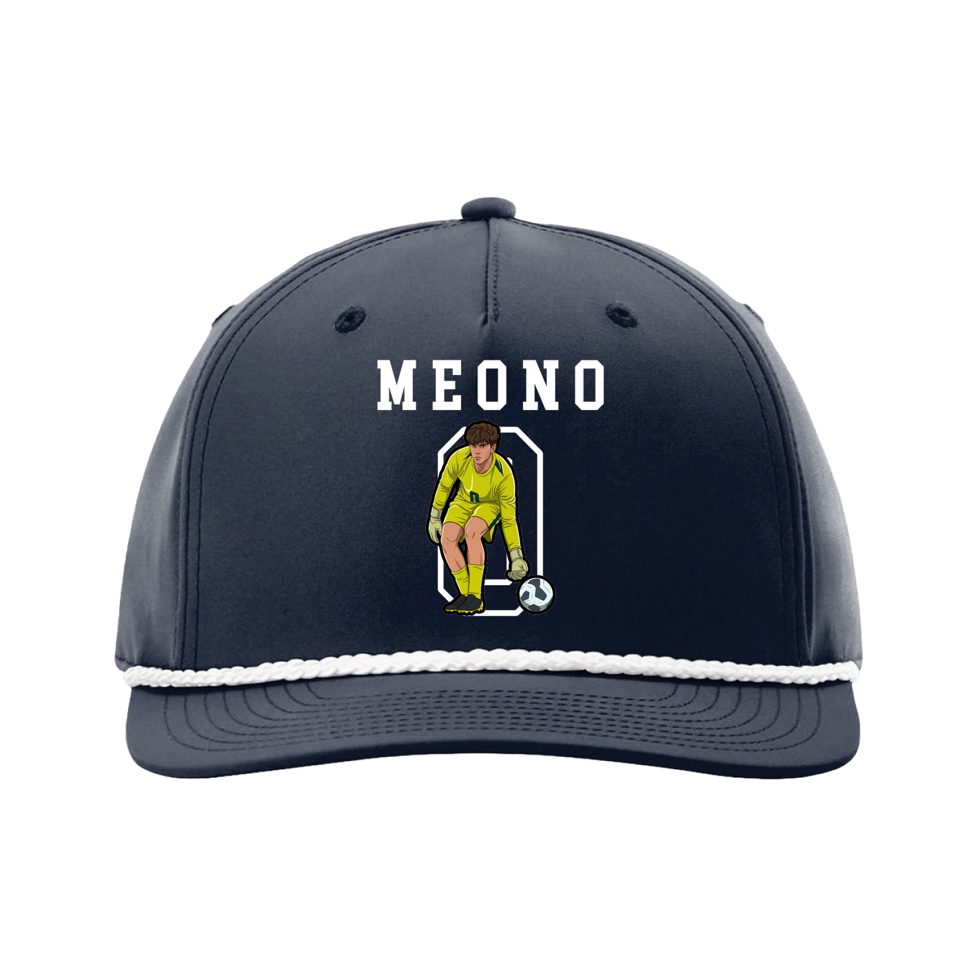 Five-Panel Classic Rope Cap — Shirsey in Navy