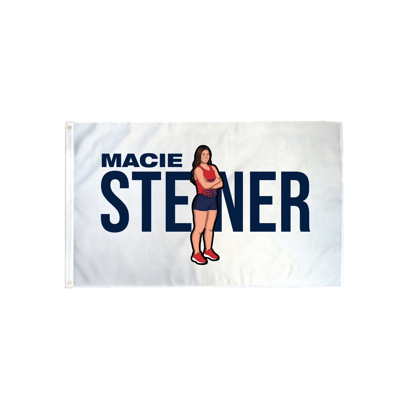 3x5 Flag — Player Name in Classic