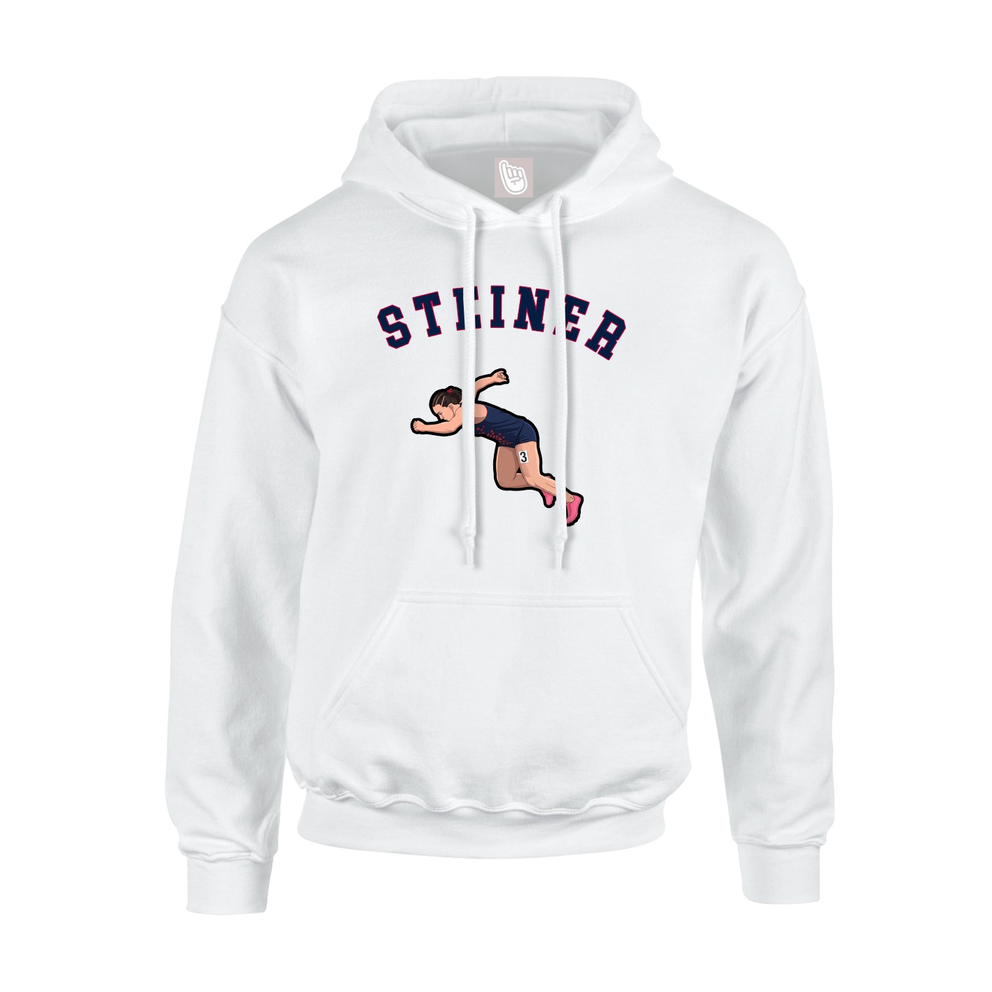 Youth Hoodie — Shirsey Arch in White