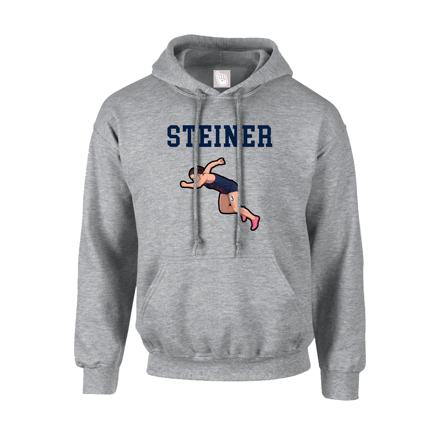 Hoodie — Shirsey in Grey