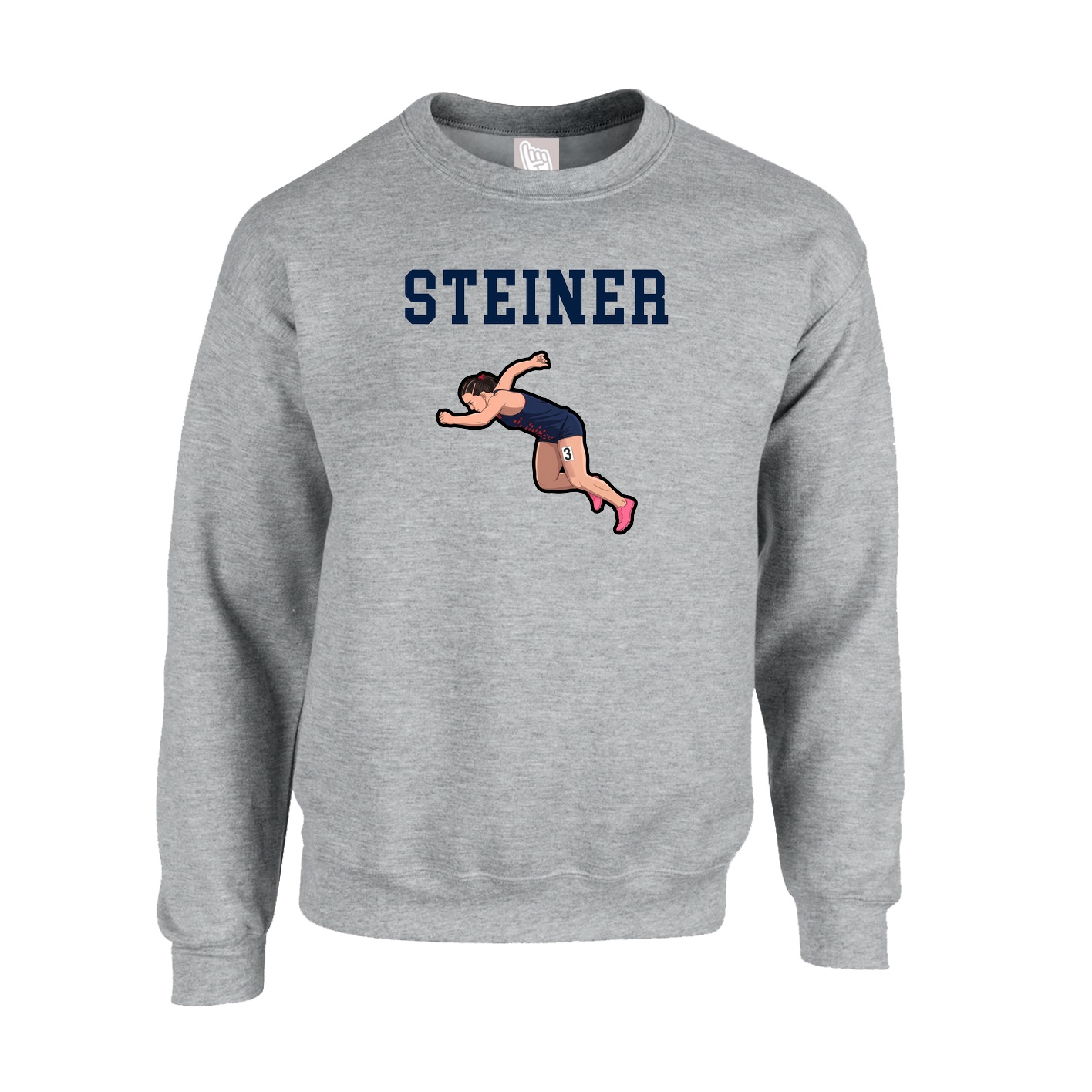 Fleece Crew — Shirsey in Grey
