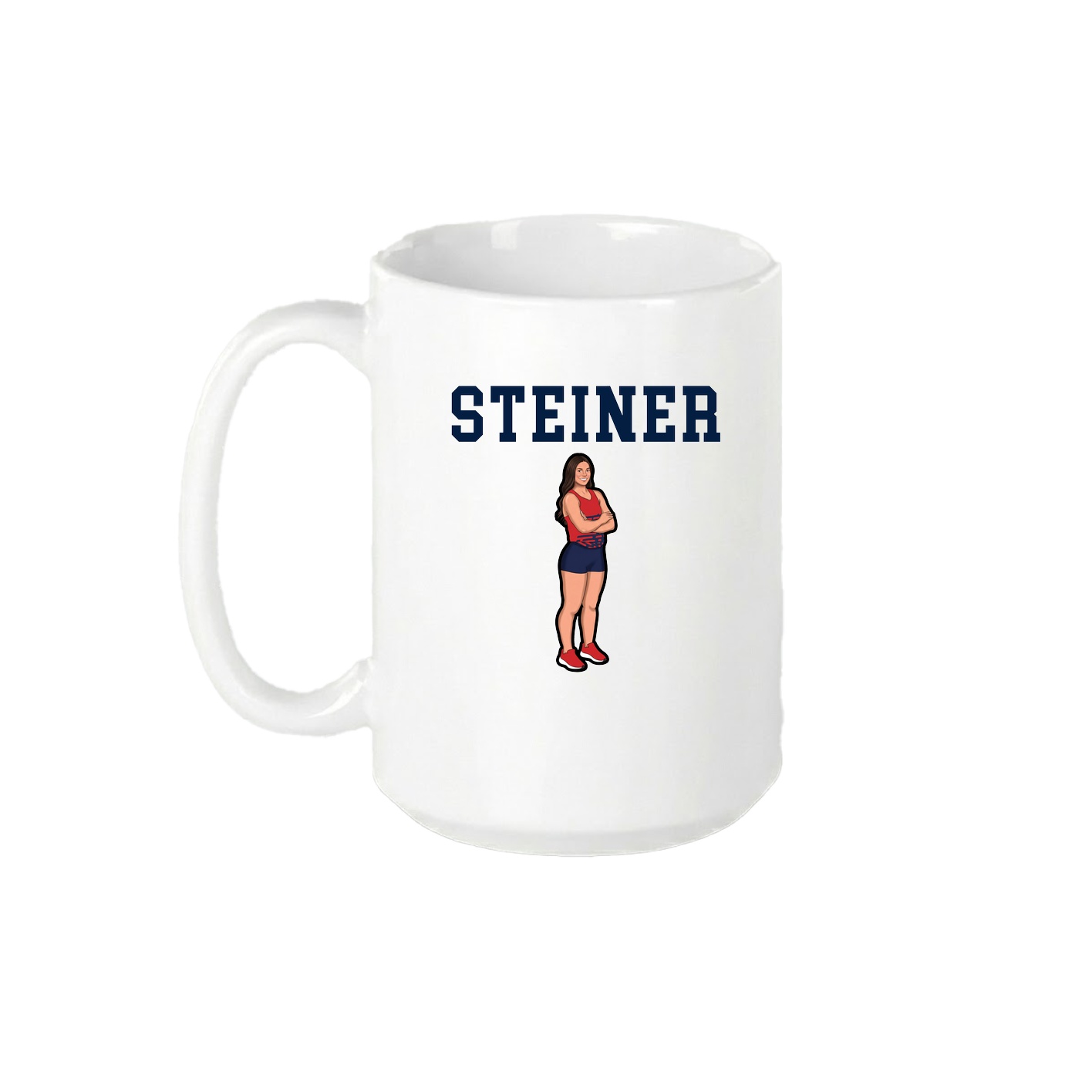 15oz Coffee Mug — Shirsey in White