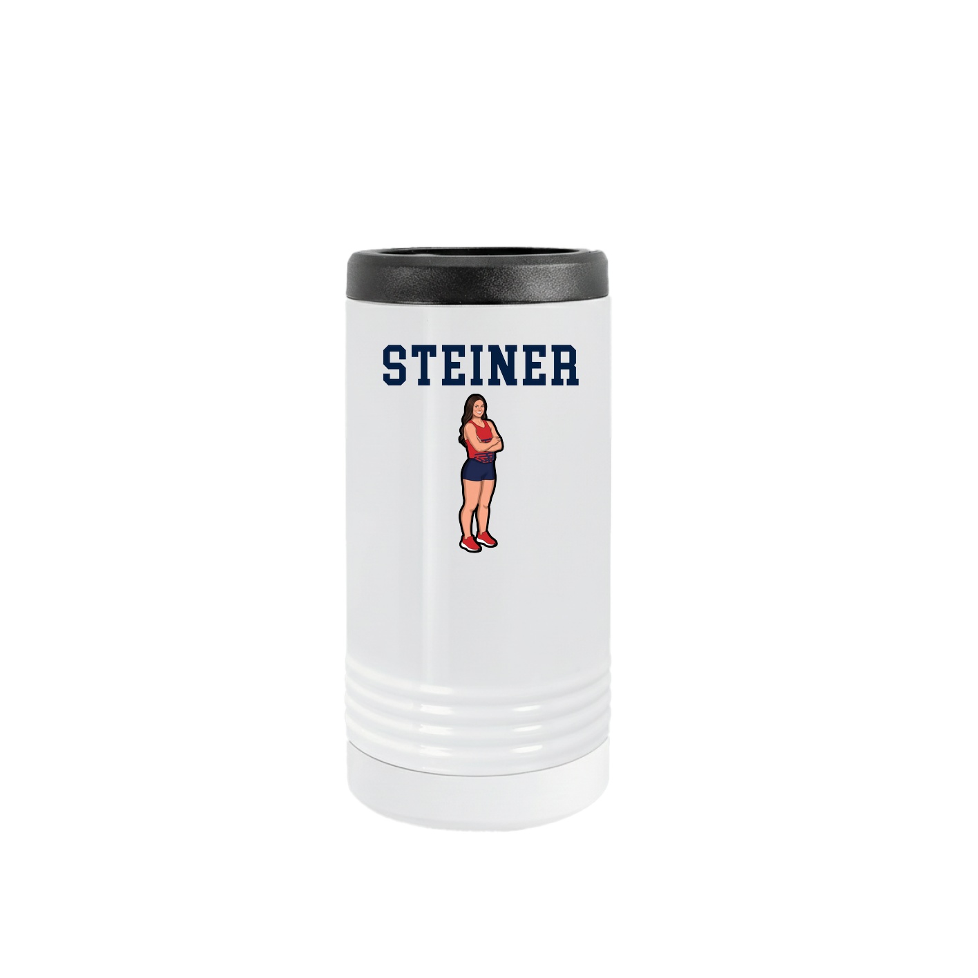 Slim Beverage Holder — Shirsey in White