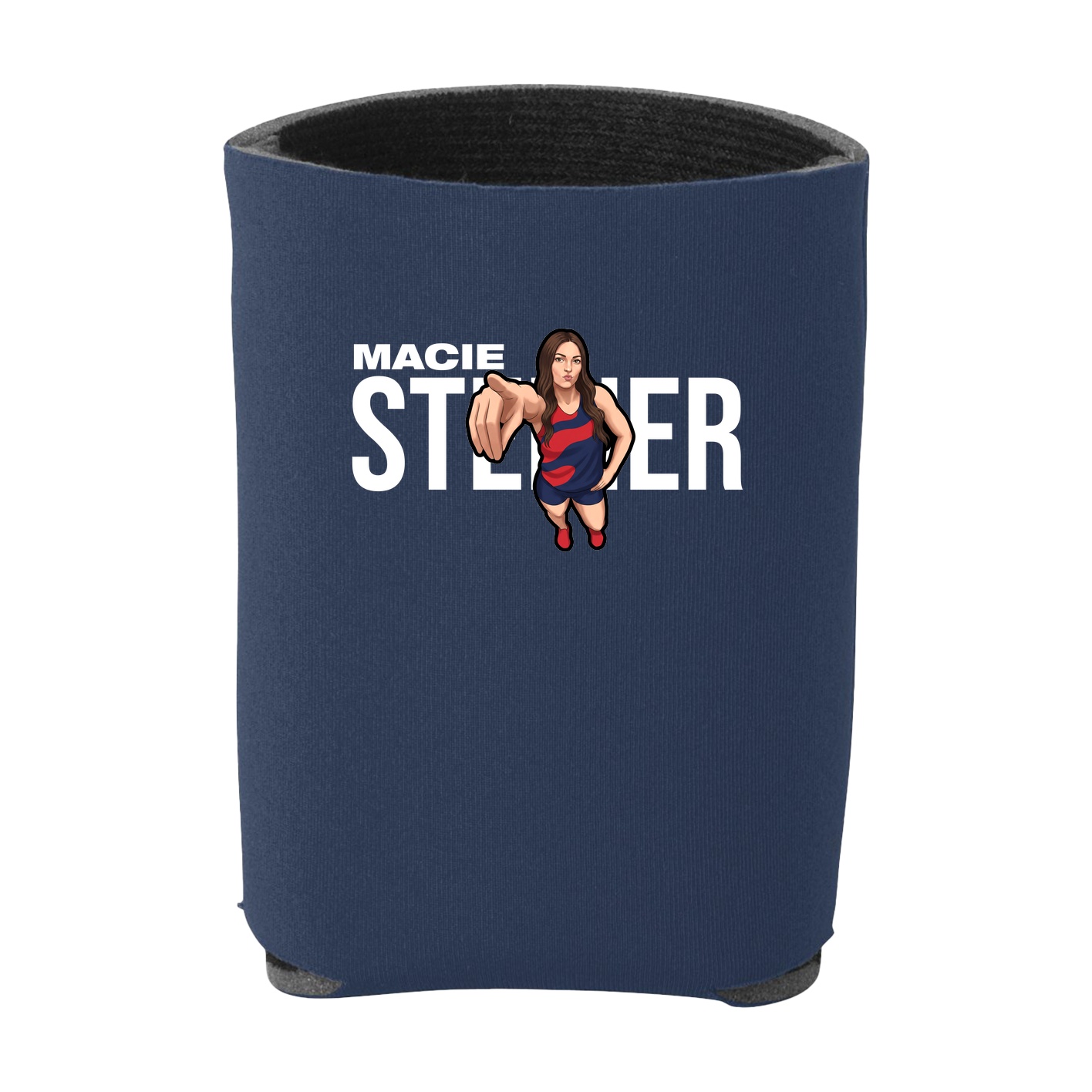 Can Holder — Player Name in Navy