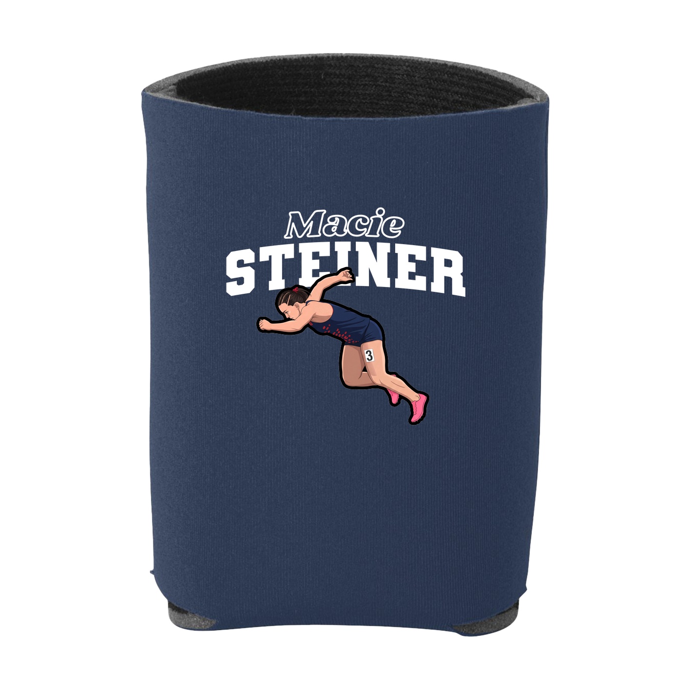 Can Holder — Name Arch in Navy