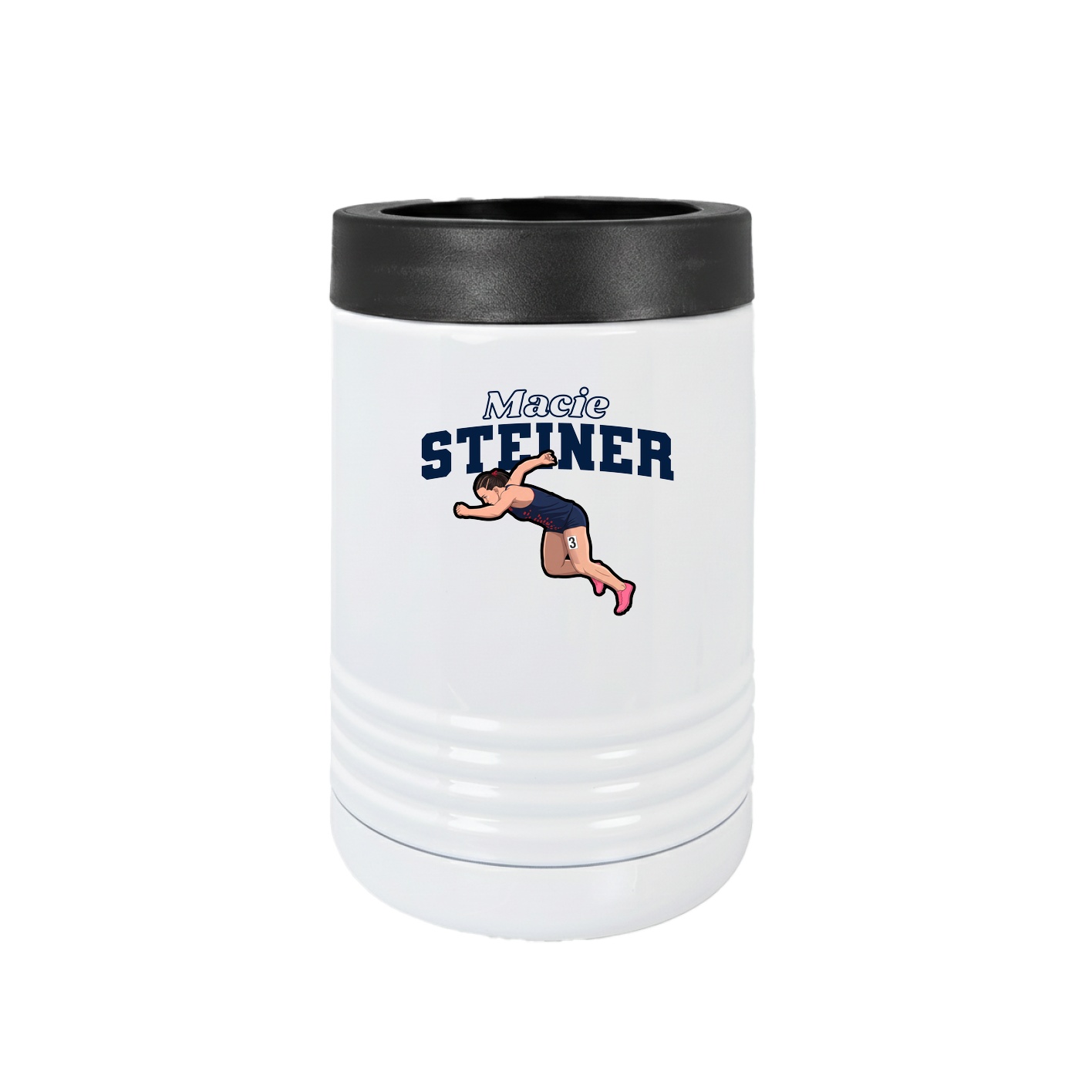 Beverage Holder — Name Arch in White