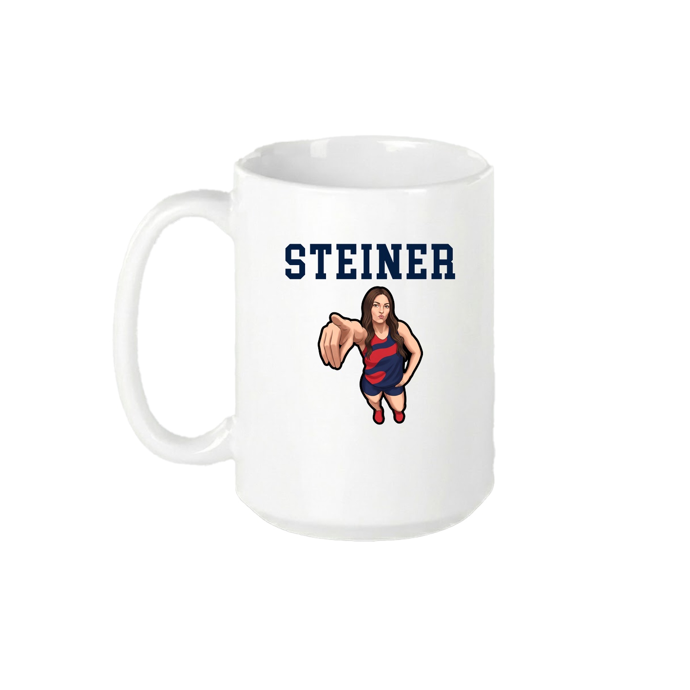 15oz Coffee Mug — Shirsey in White