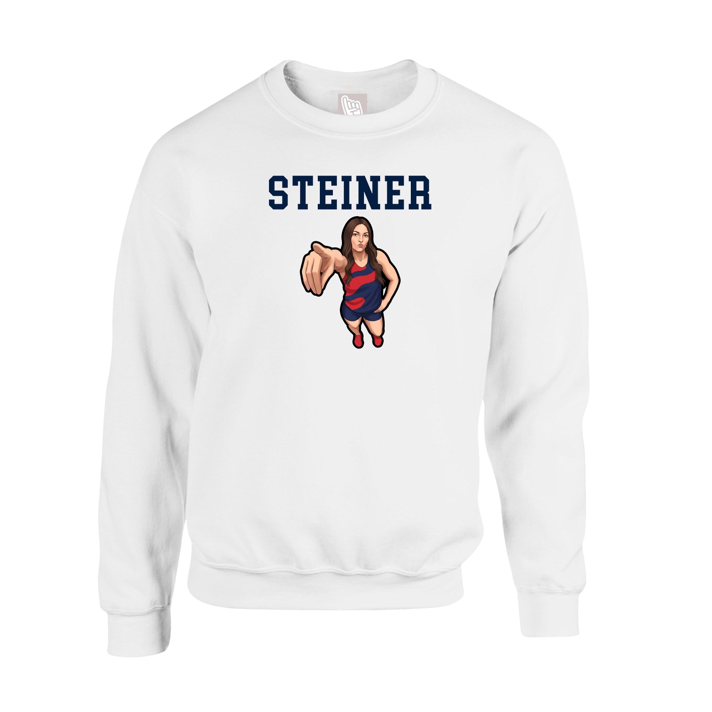 Fleece Crew — Shirsey in White