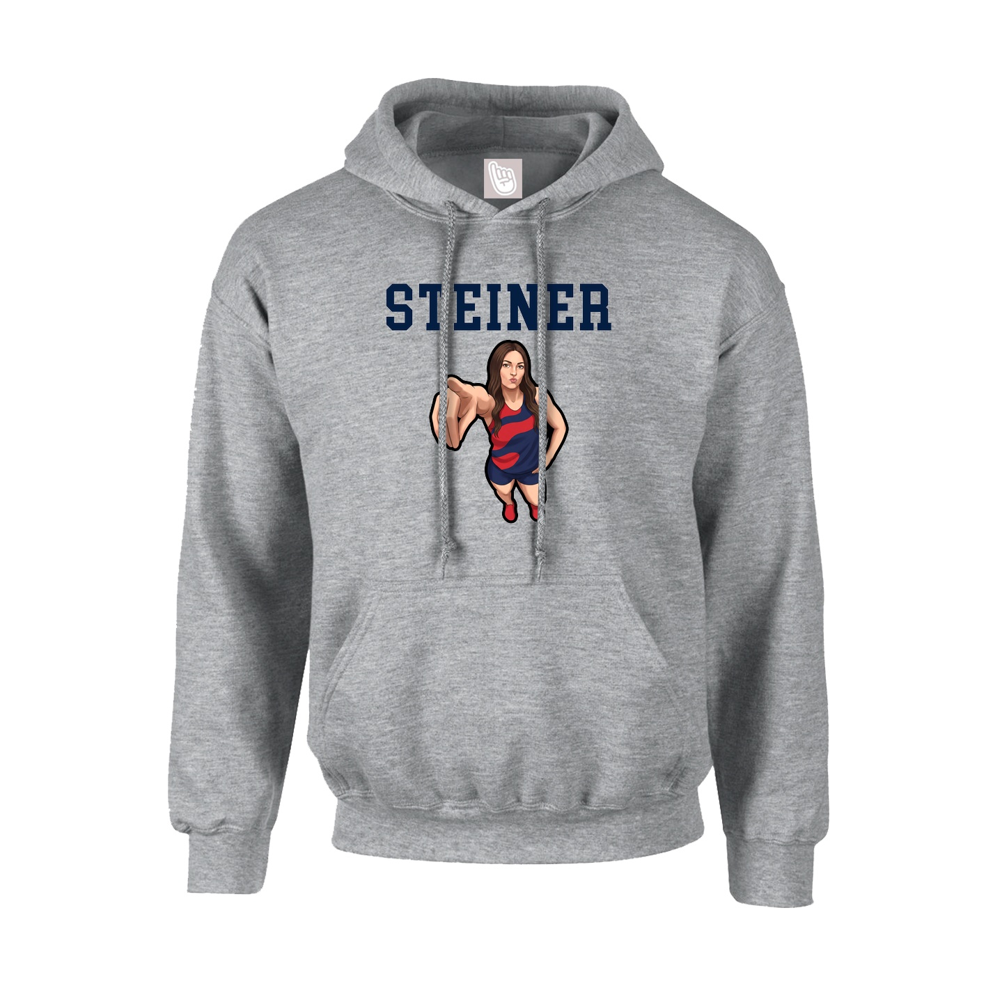 Youth Hoodie — Shirsey in Grey