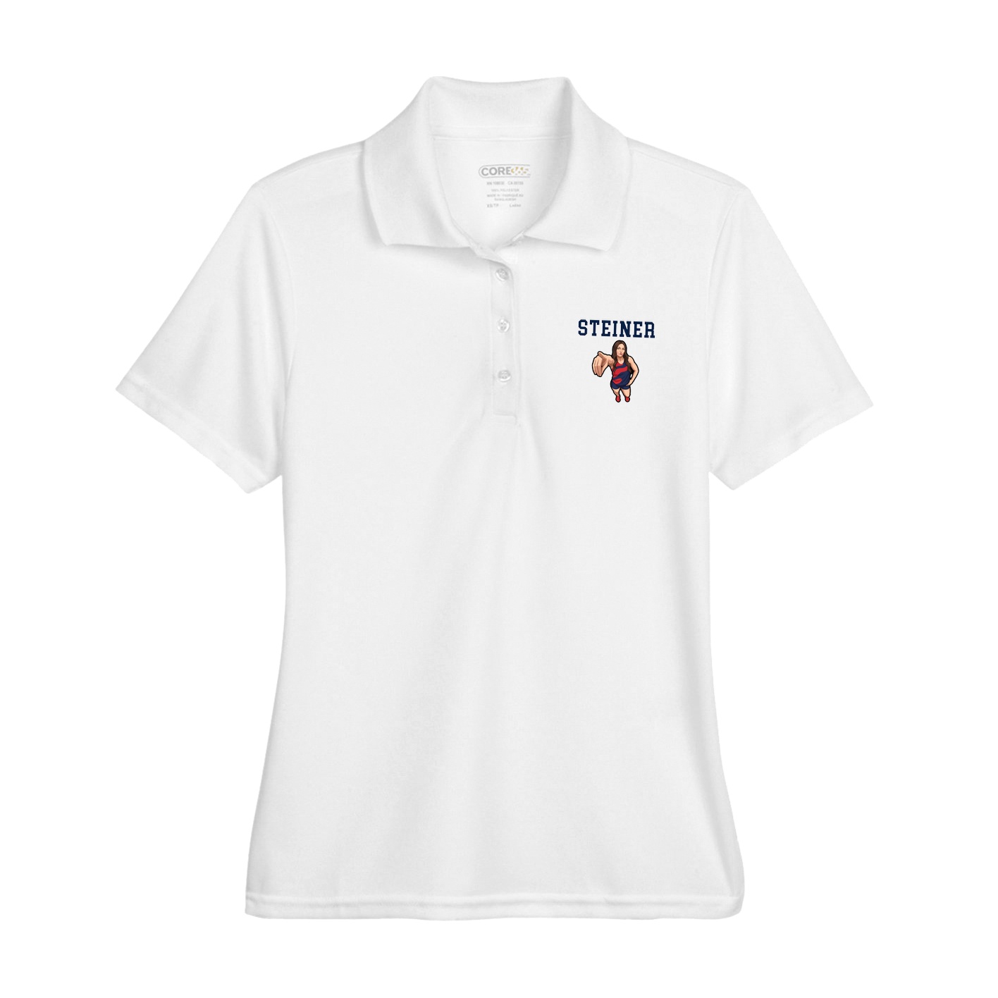 Womens Performance Polo — Shirsey in White