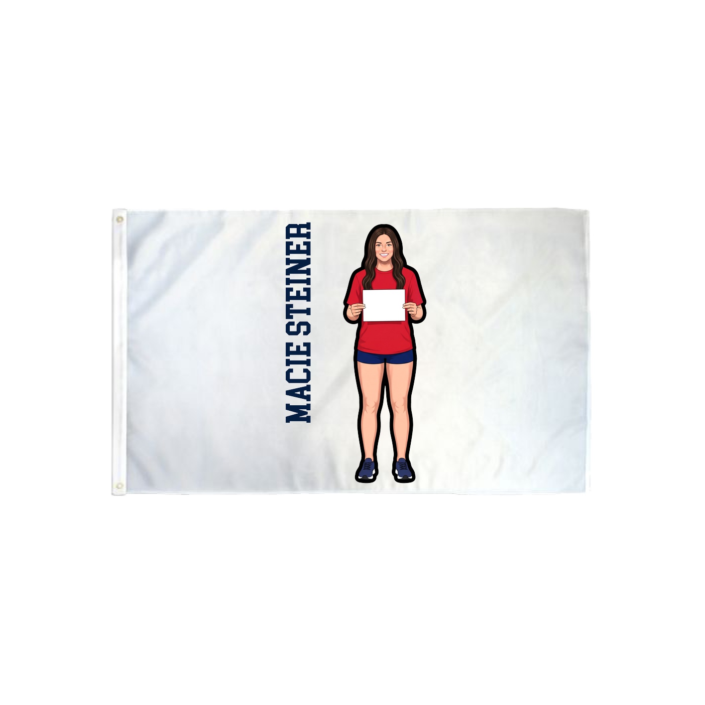3x5 Flag — Name Vertical in Classic
