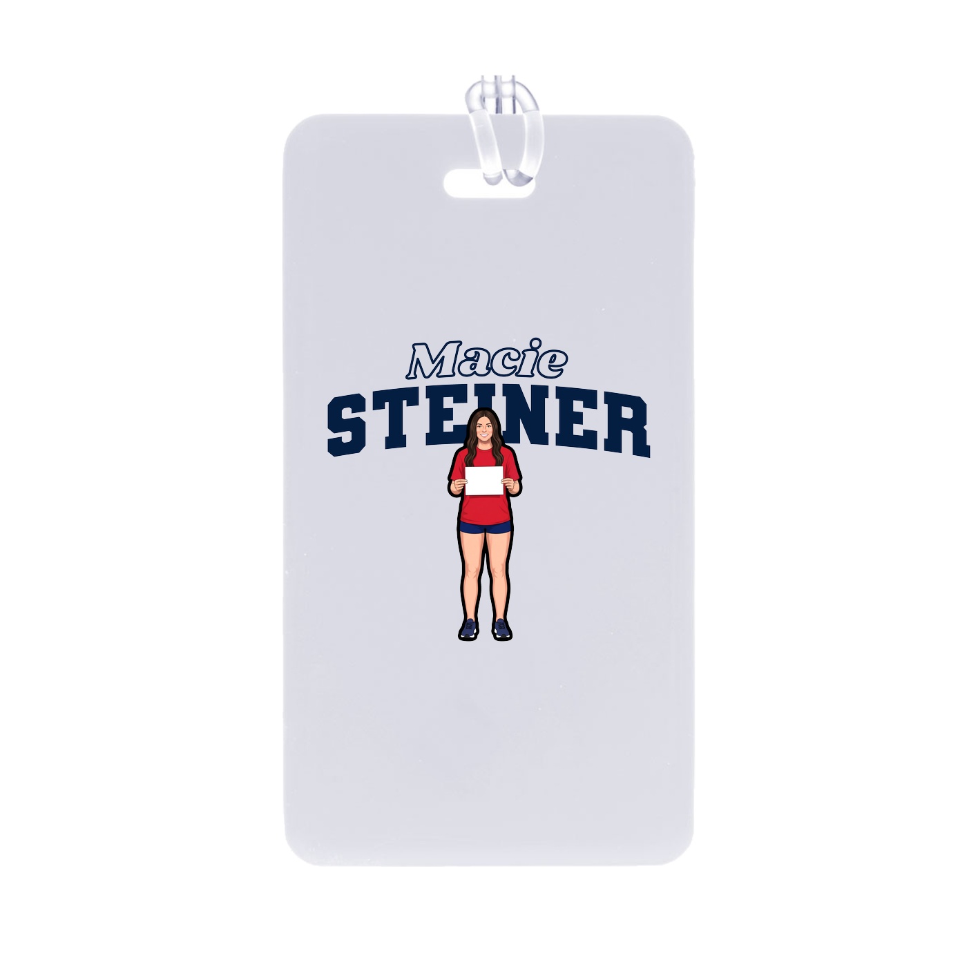Bag Tag — Name Arch in Classic