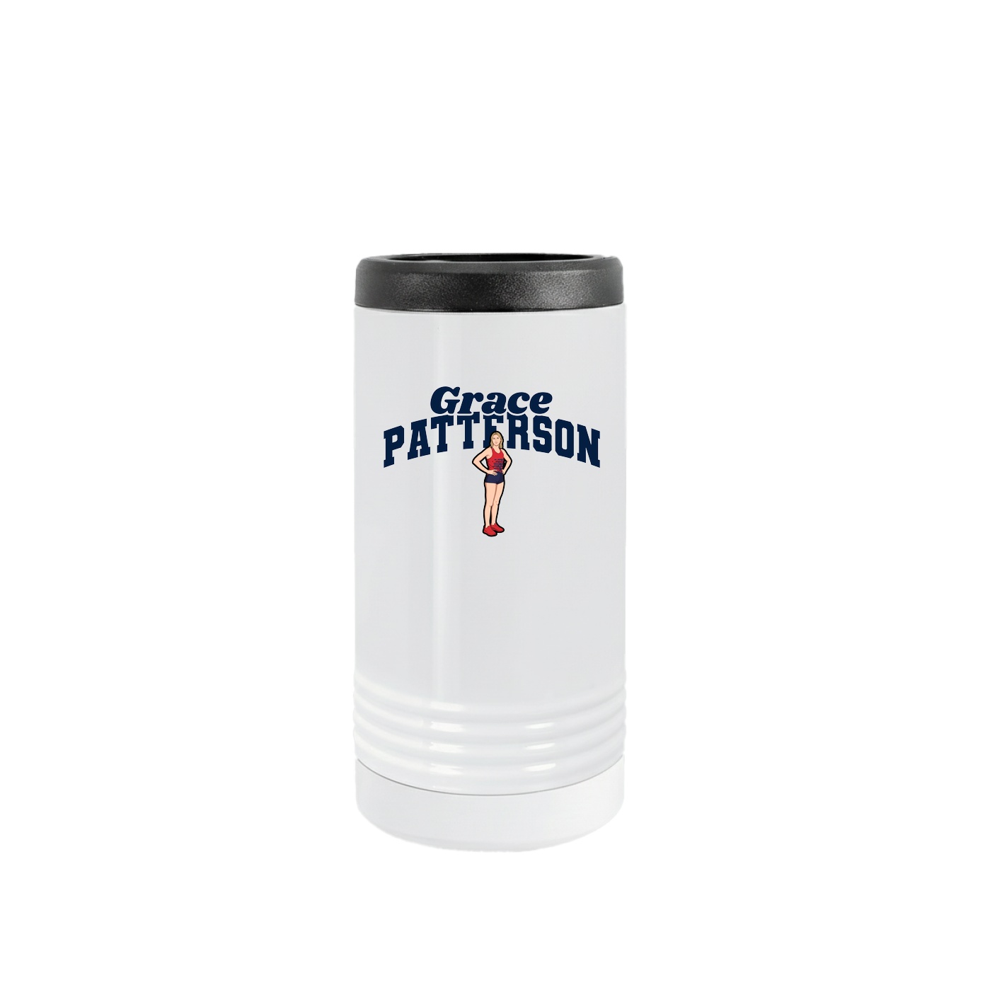 Slim Beverage Holder — Signature Arch in White