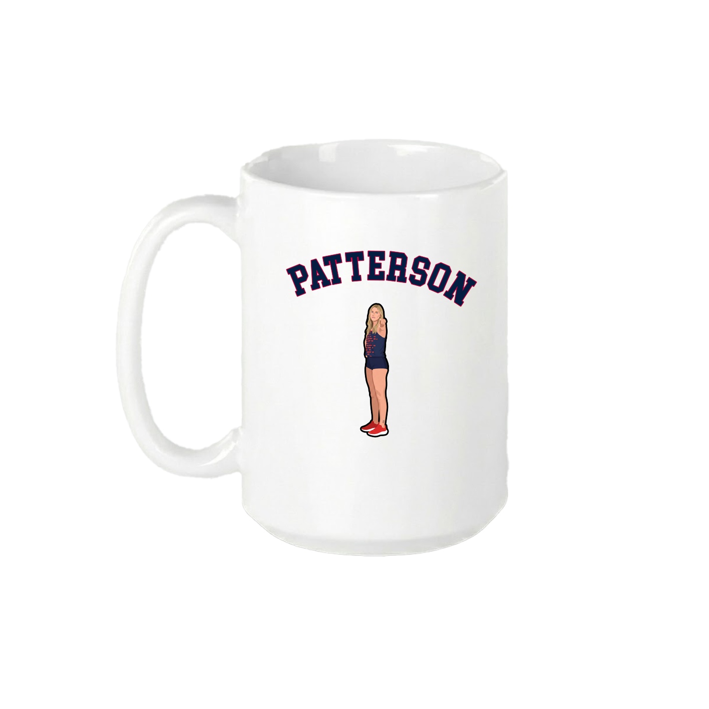 15oz Coffee Mug — Shirsey Arch in White