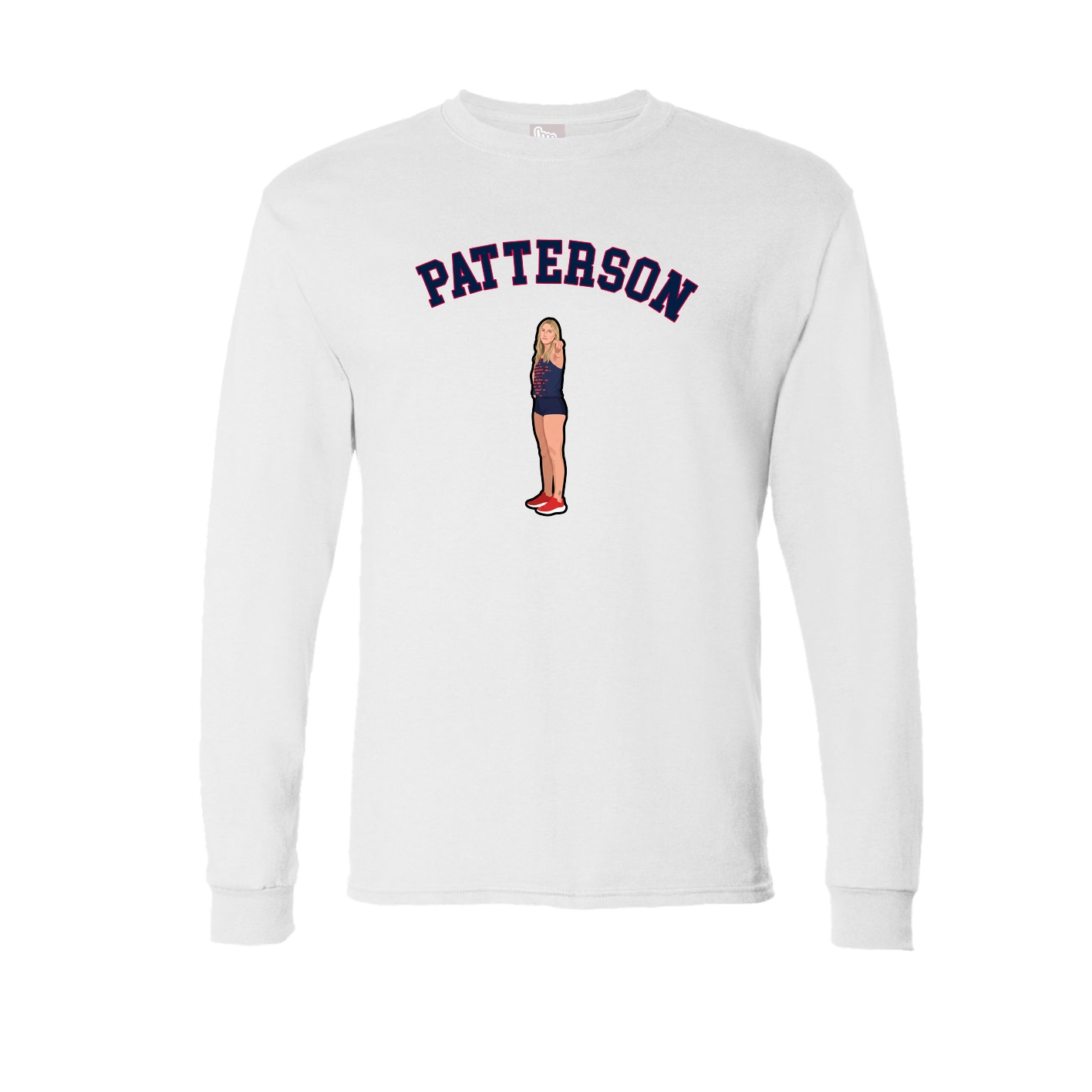 Long Sleeve Tee — Shirsey Arch in White
