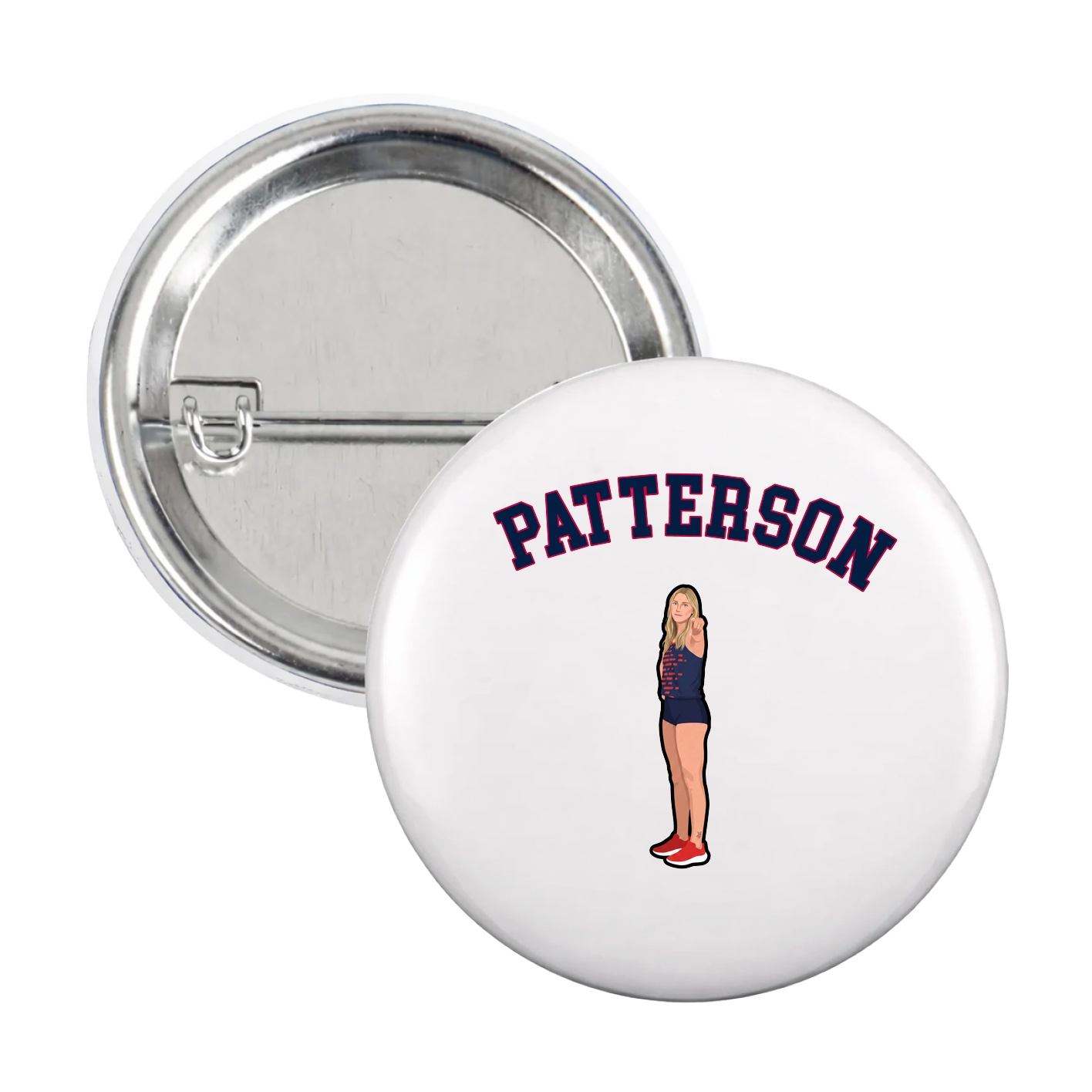 Game Day Button — Shirsey Arch in White