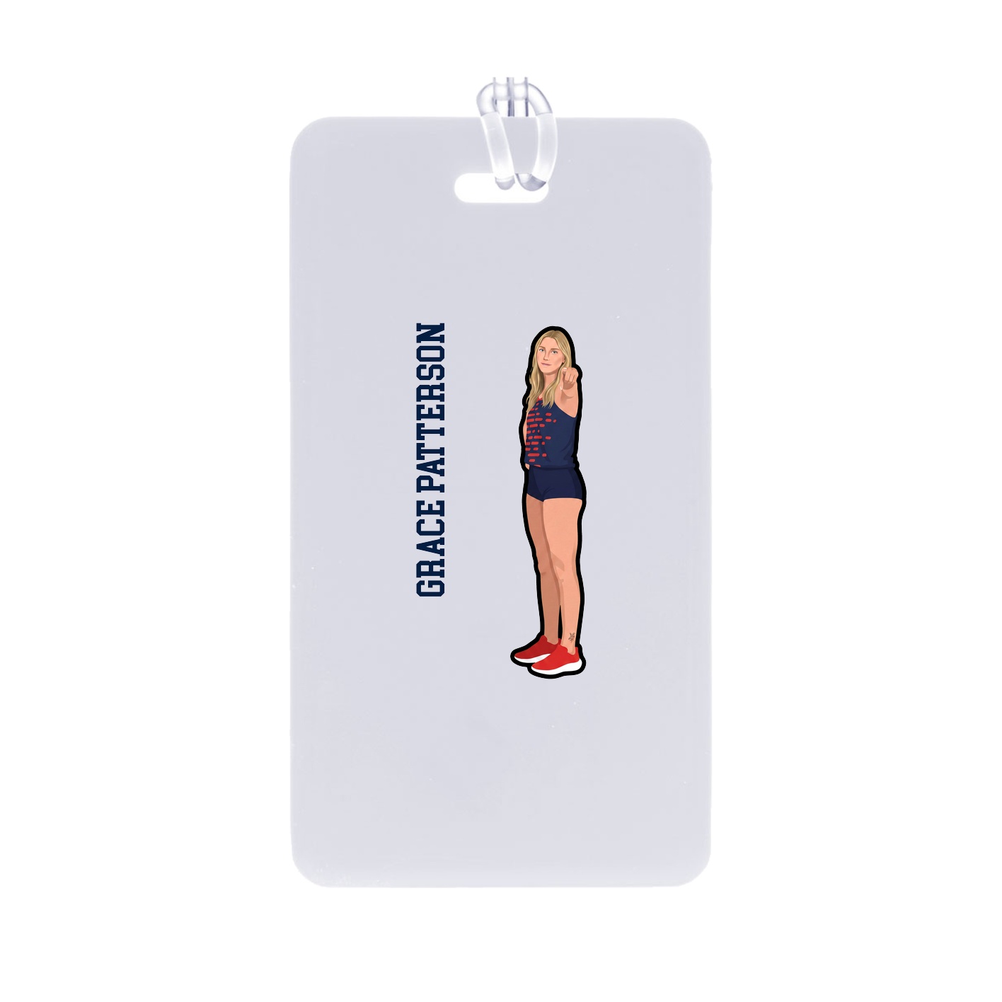 Bag Tag — Name Vertical in Classic