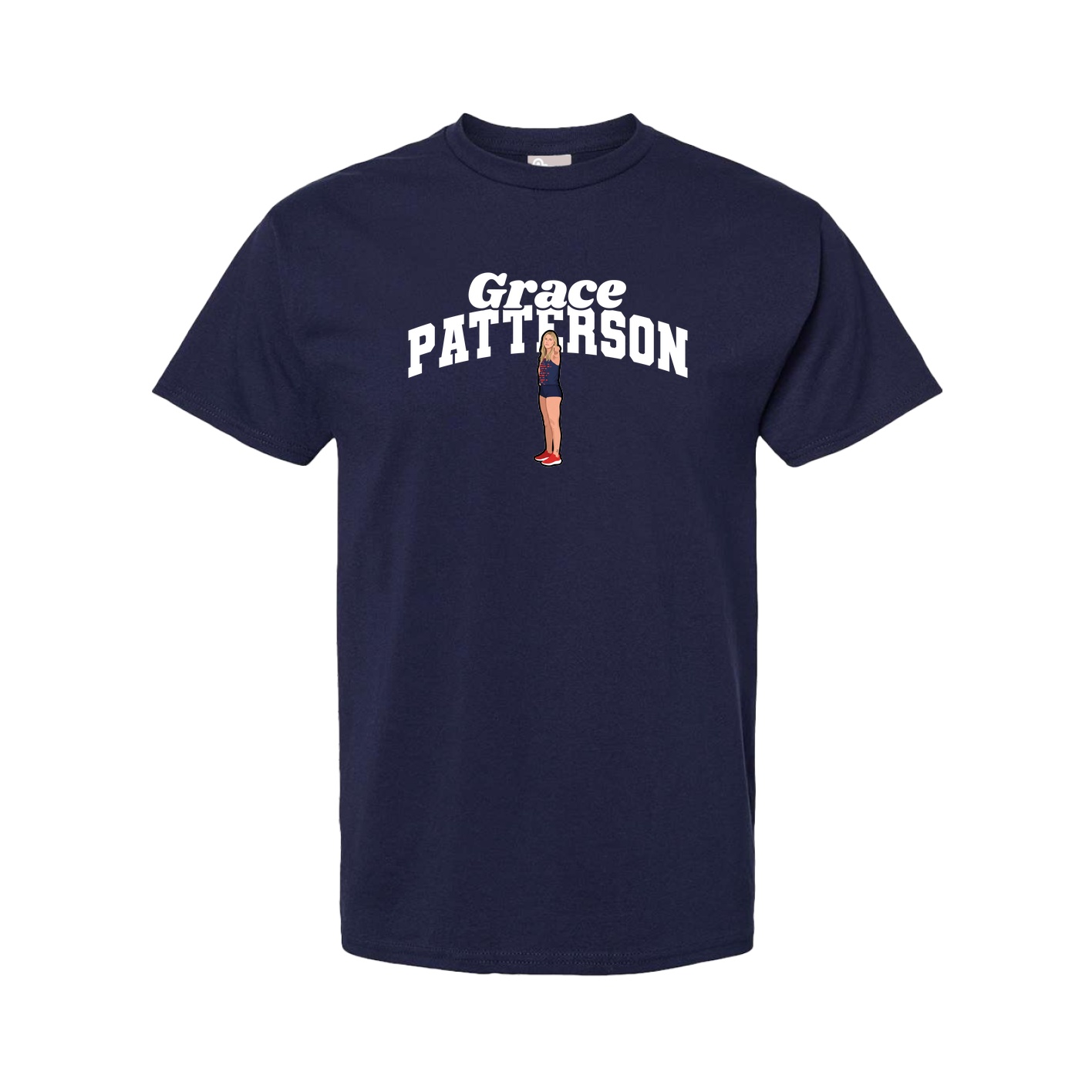 Tee — Signature Arch in Navy