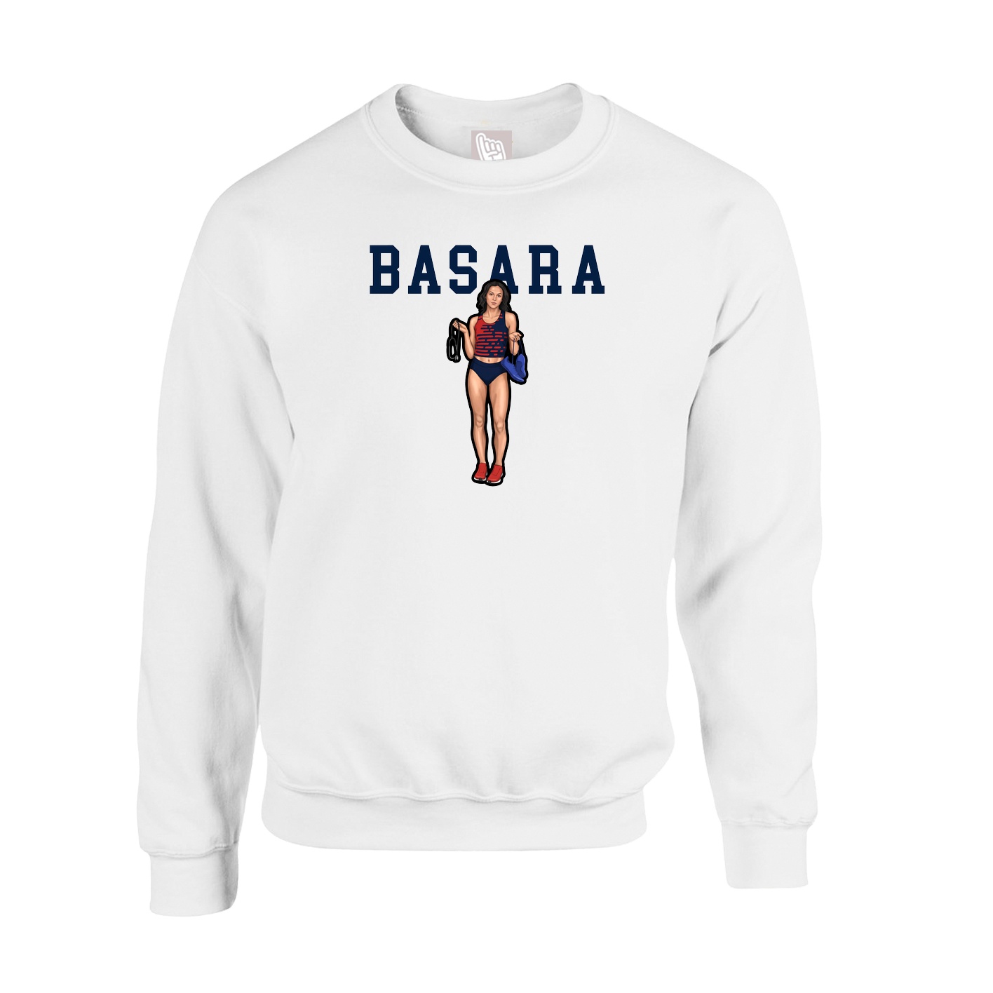Fleece Crew — Classic in White