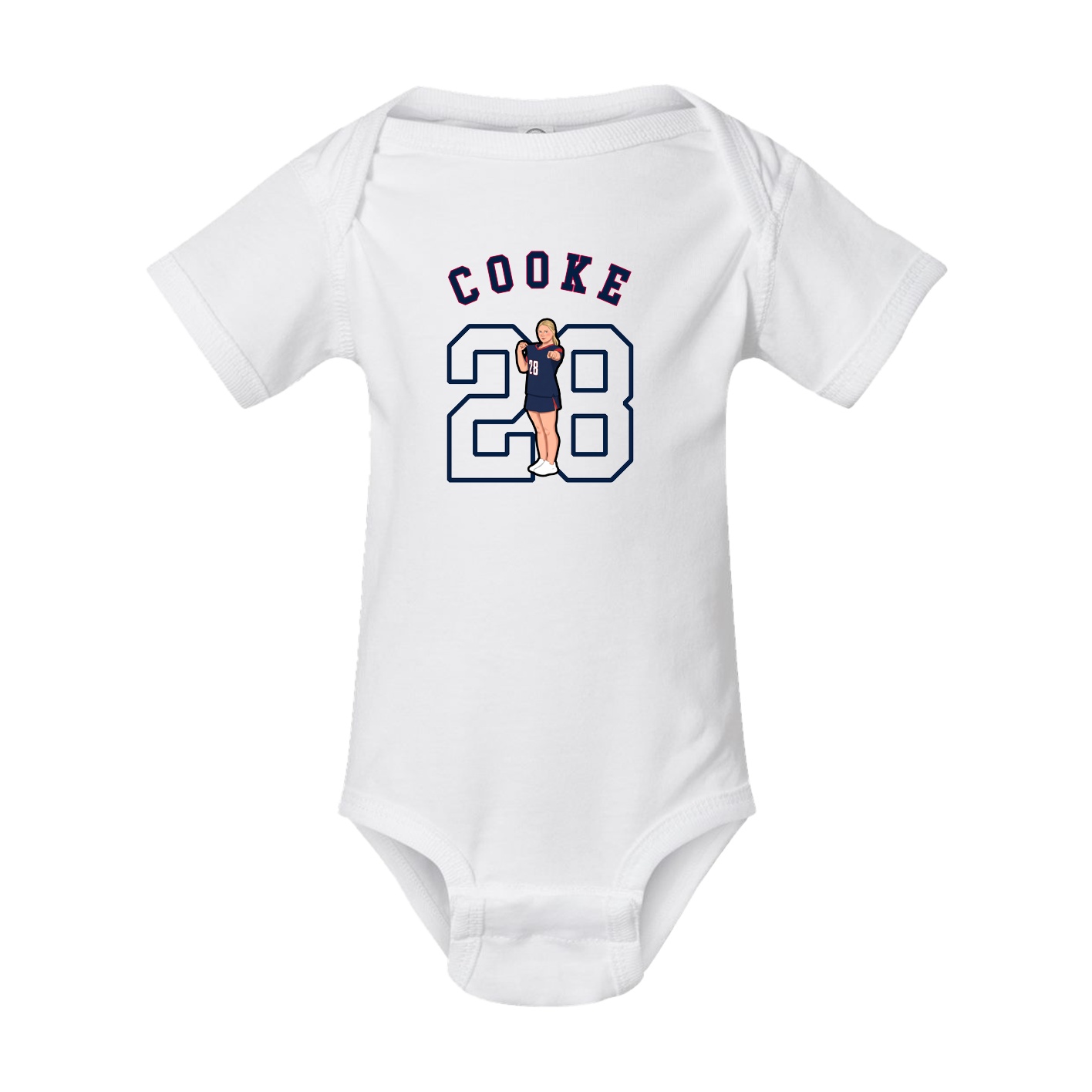 Baby Onesie — Shirsey Arch in White