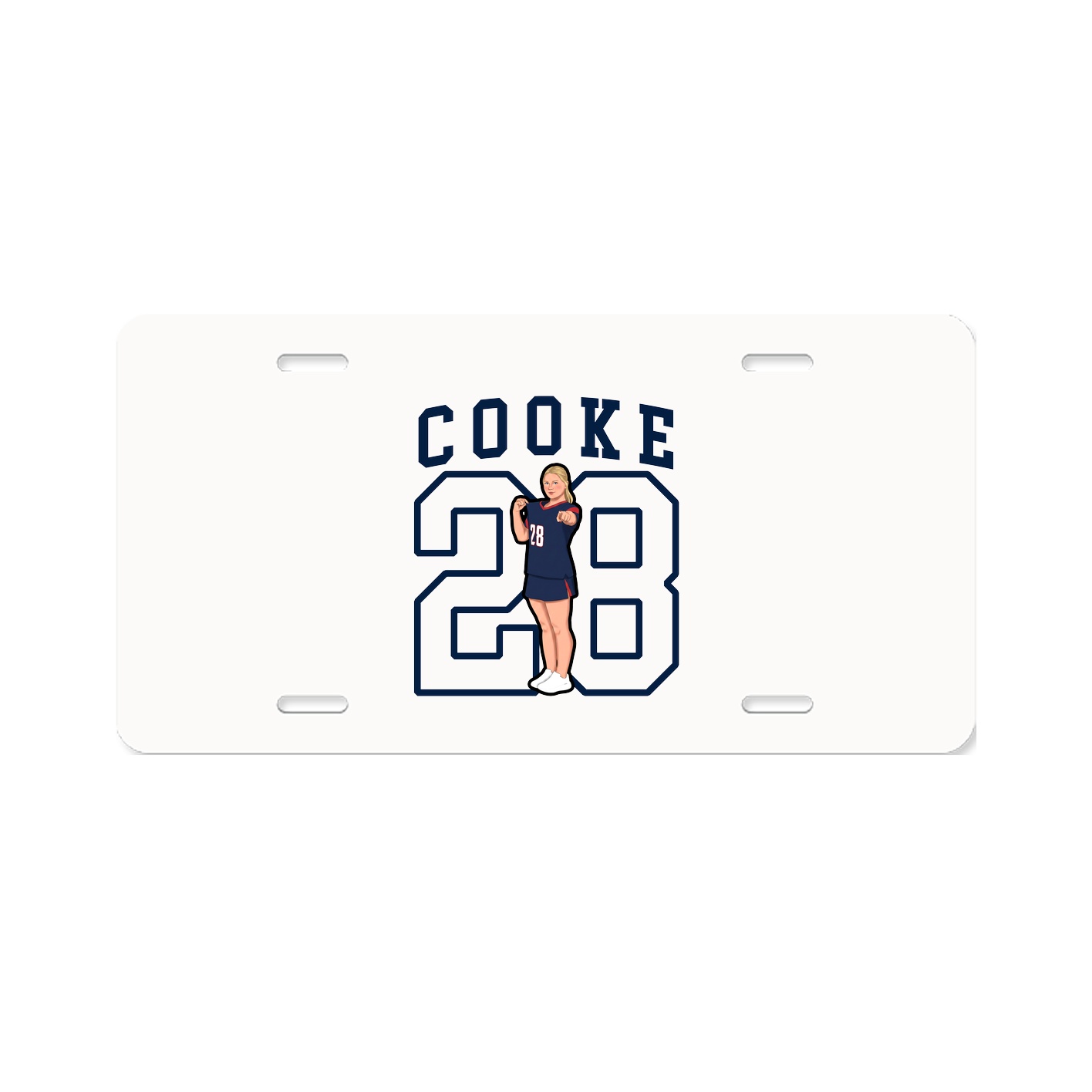 License Plate — Shirsey in Classic