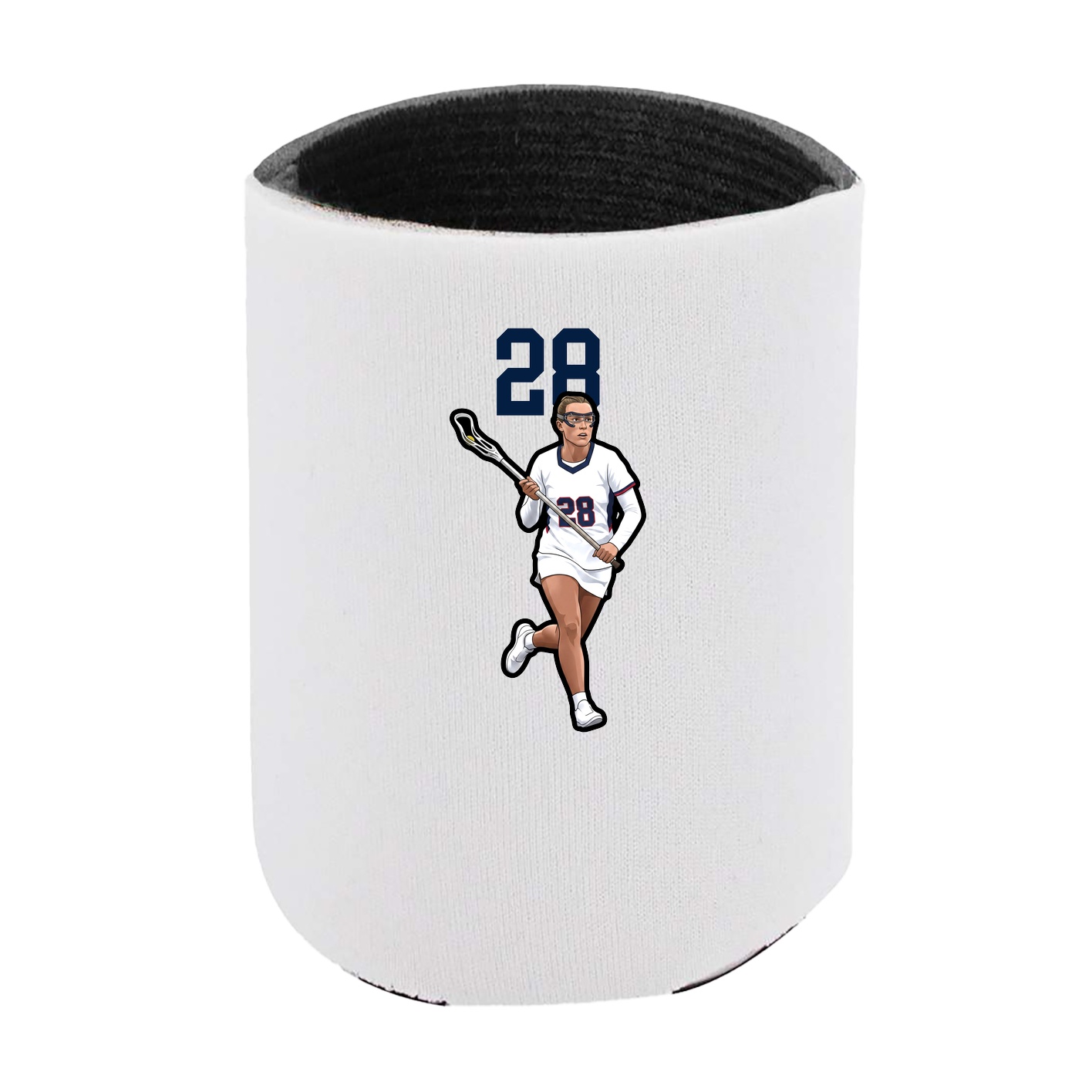 Can Holder — Number Top in White