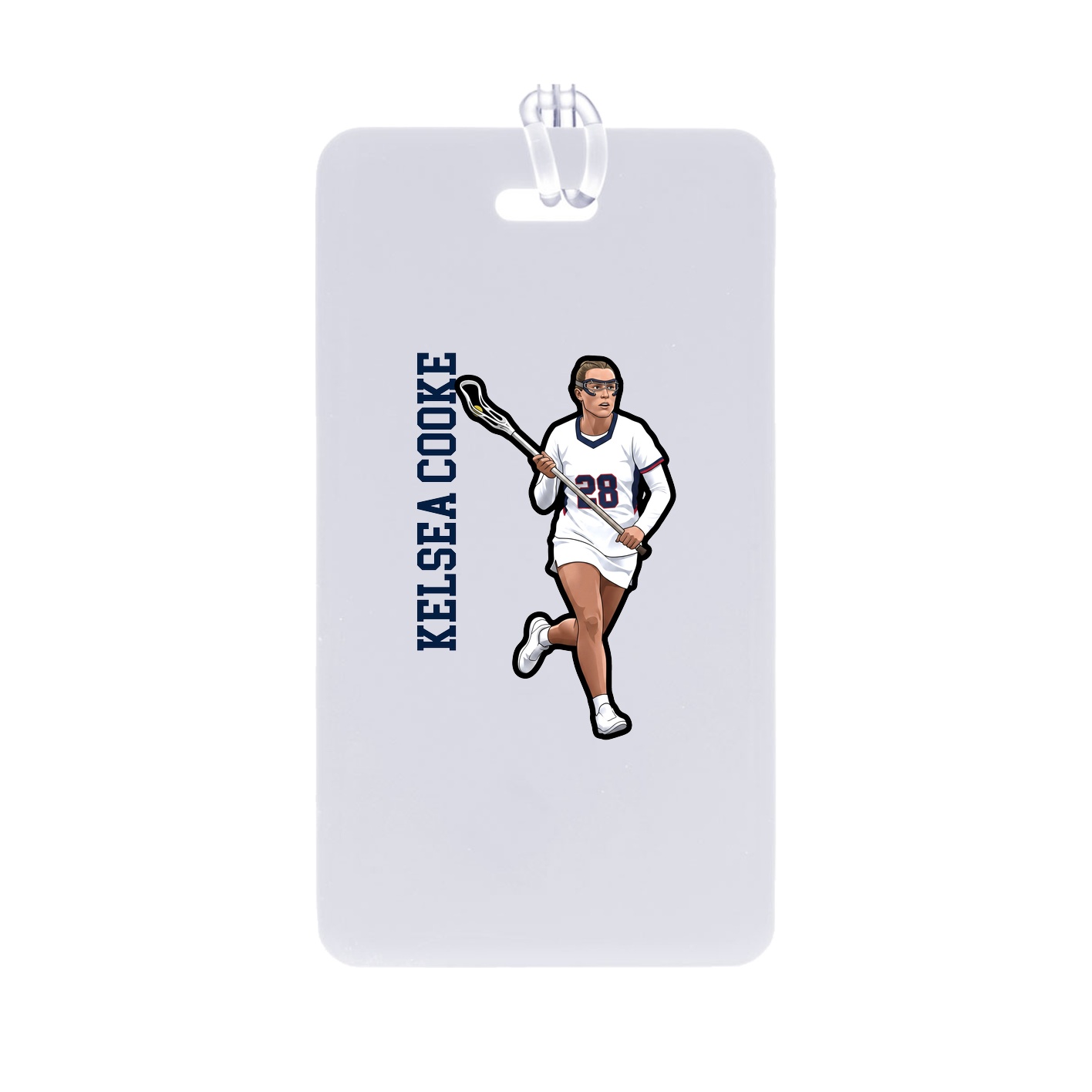 Bag Tag — Name Vertical in Classic