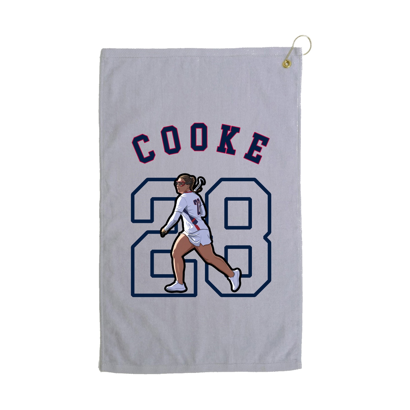 Golf Towel — Shirsey Arch in Grey