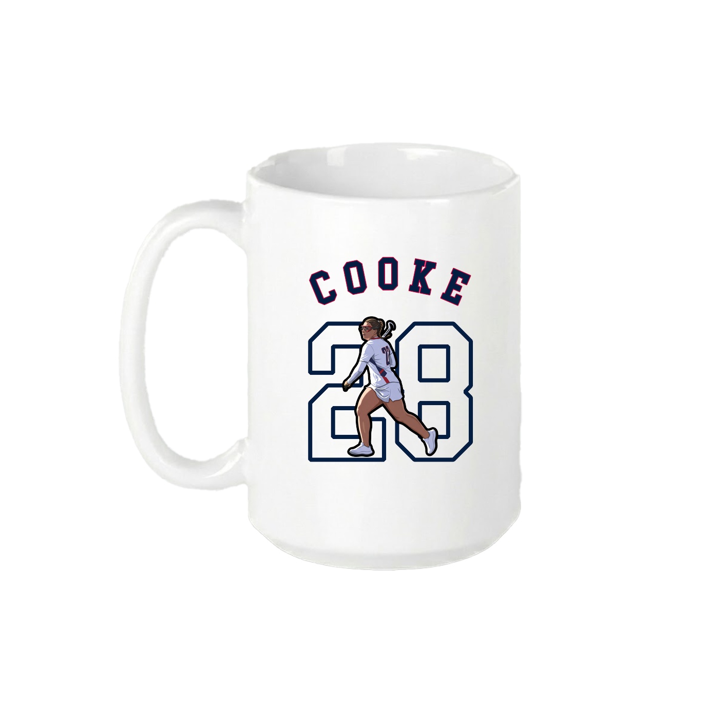 15oz Coffee Mug — Shirsey Arch in White