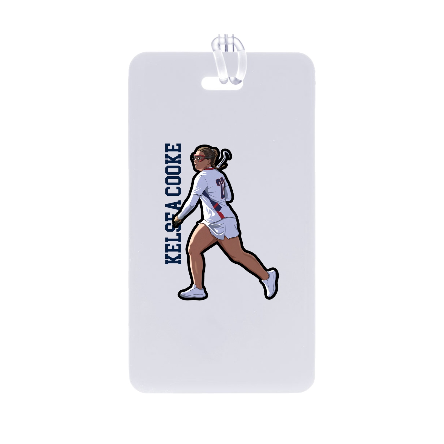 Bag Tag — Name Vertical in Classic