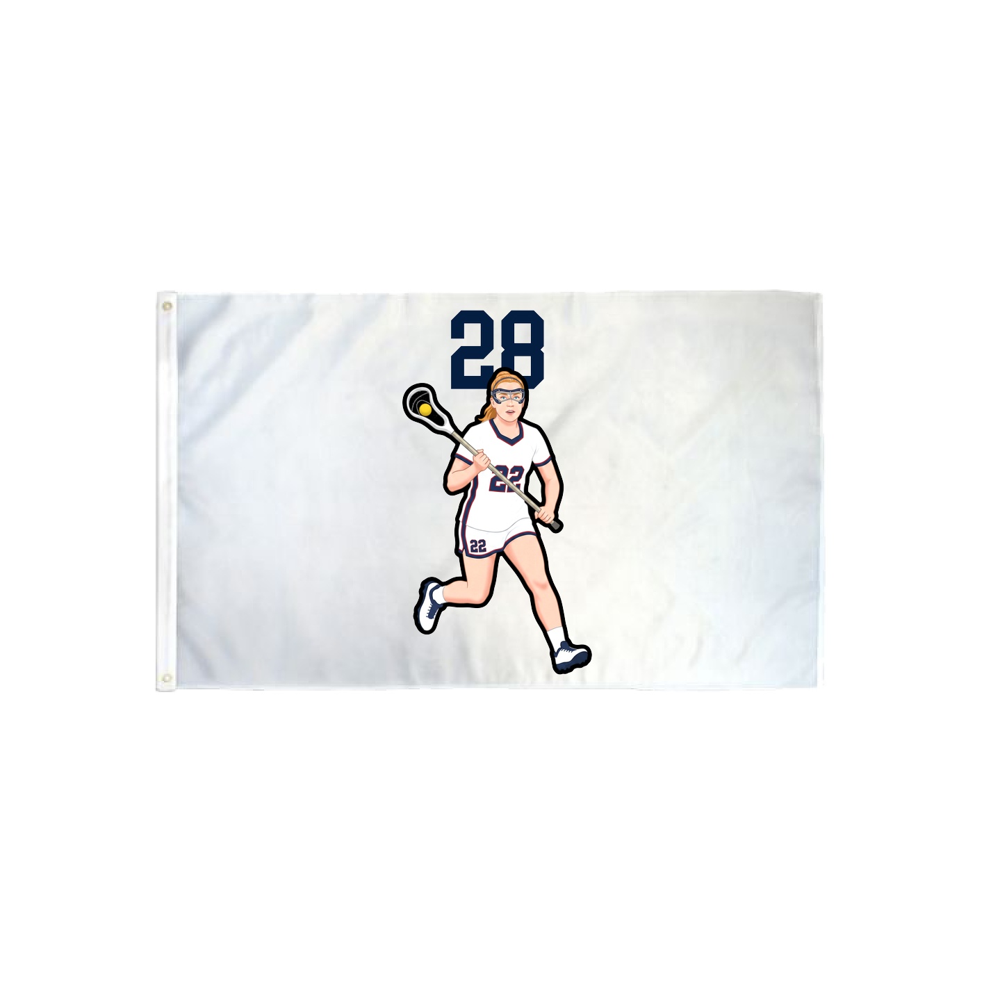 3x5 Flag — Number Top in Classic
