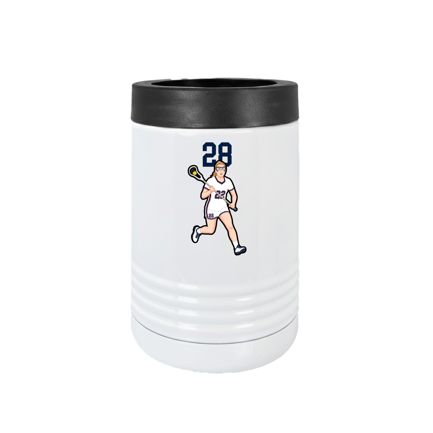 Beverage Holder — Number Top in White
