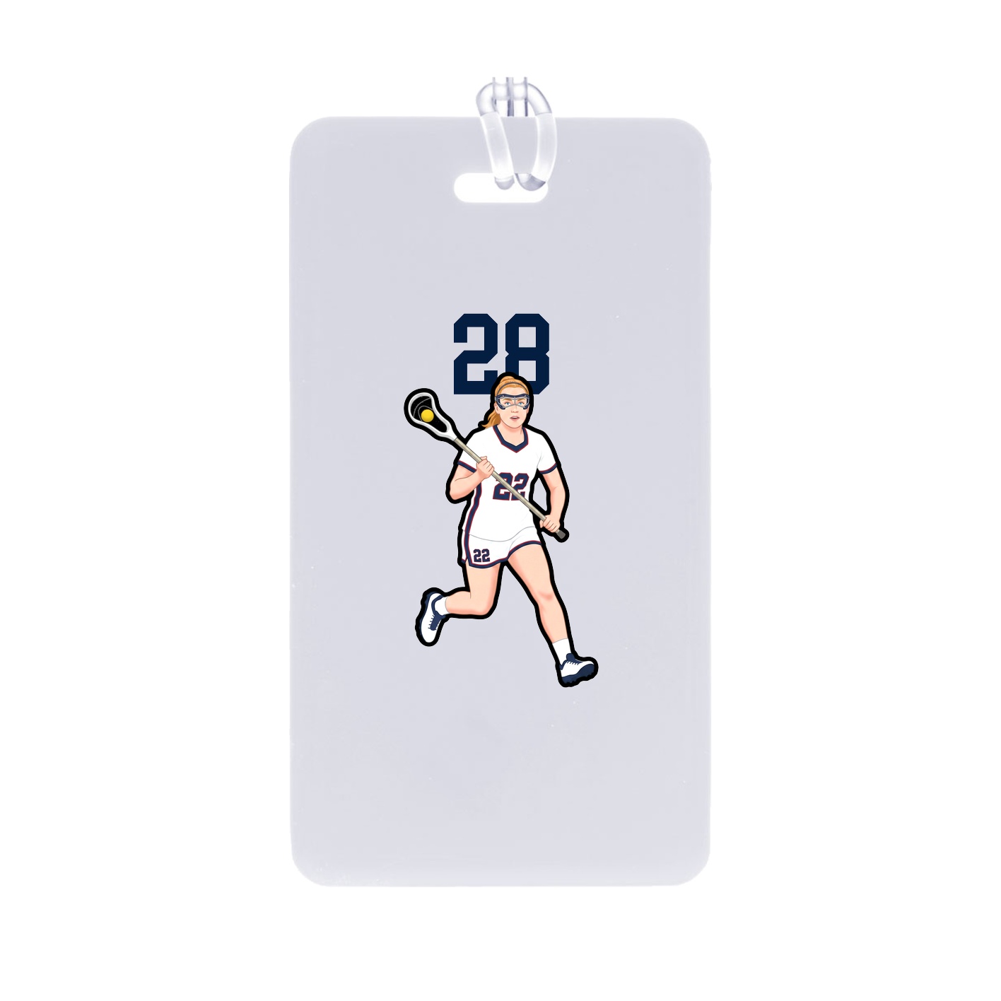 Bag Tag — Number Top in Classic