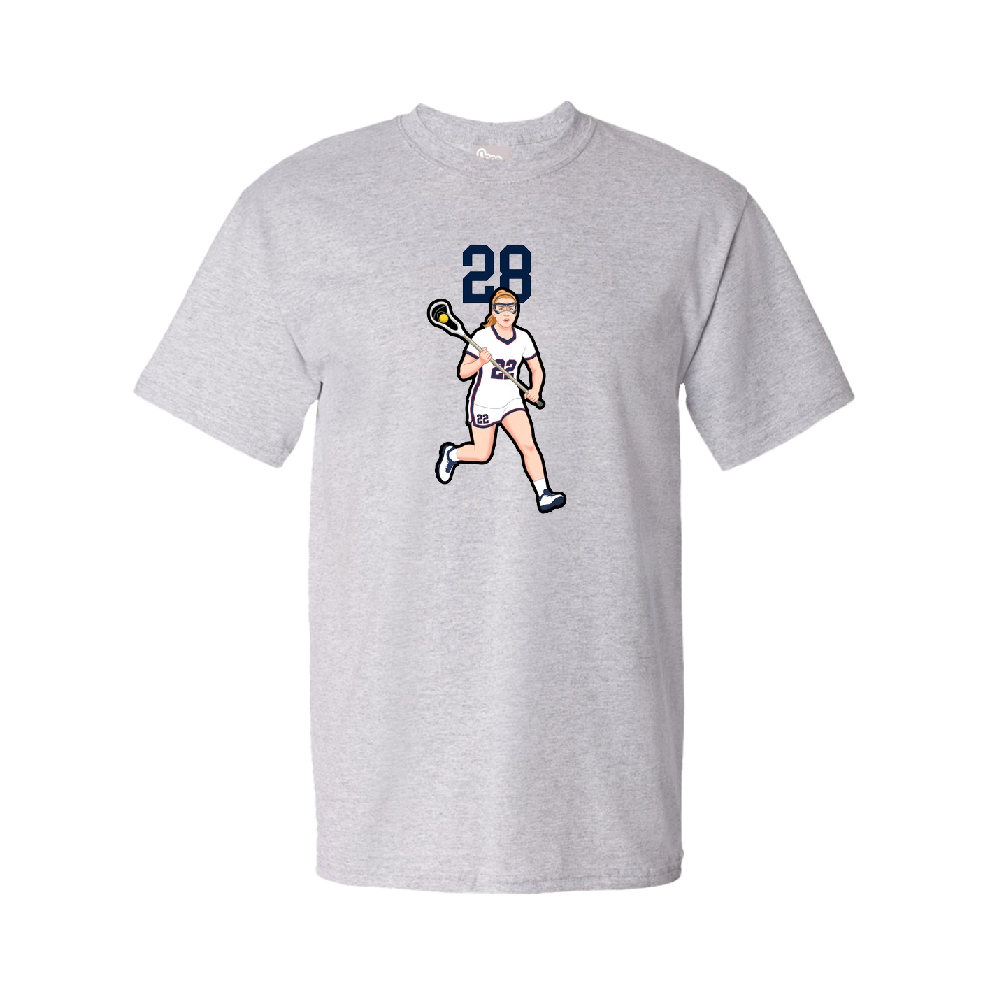 Tee — Number Top in Grey