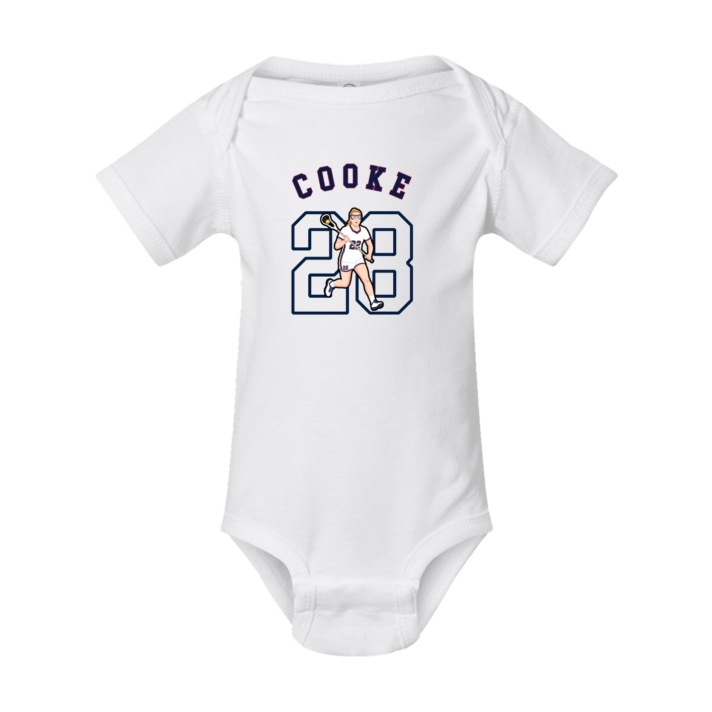 Baby Onesie — Shirsey Arch in White
