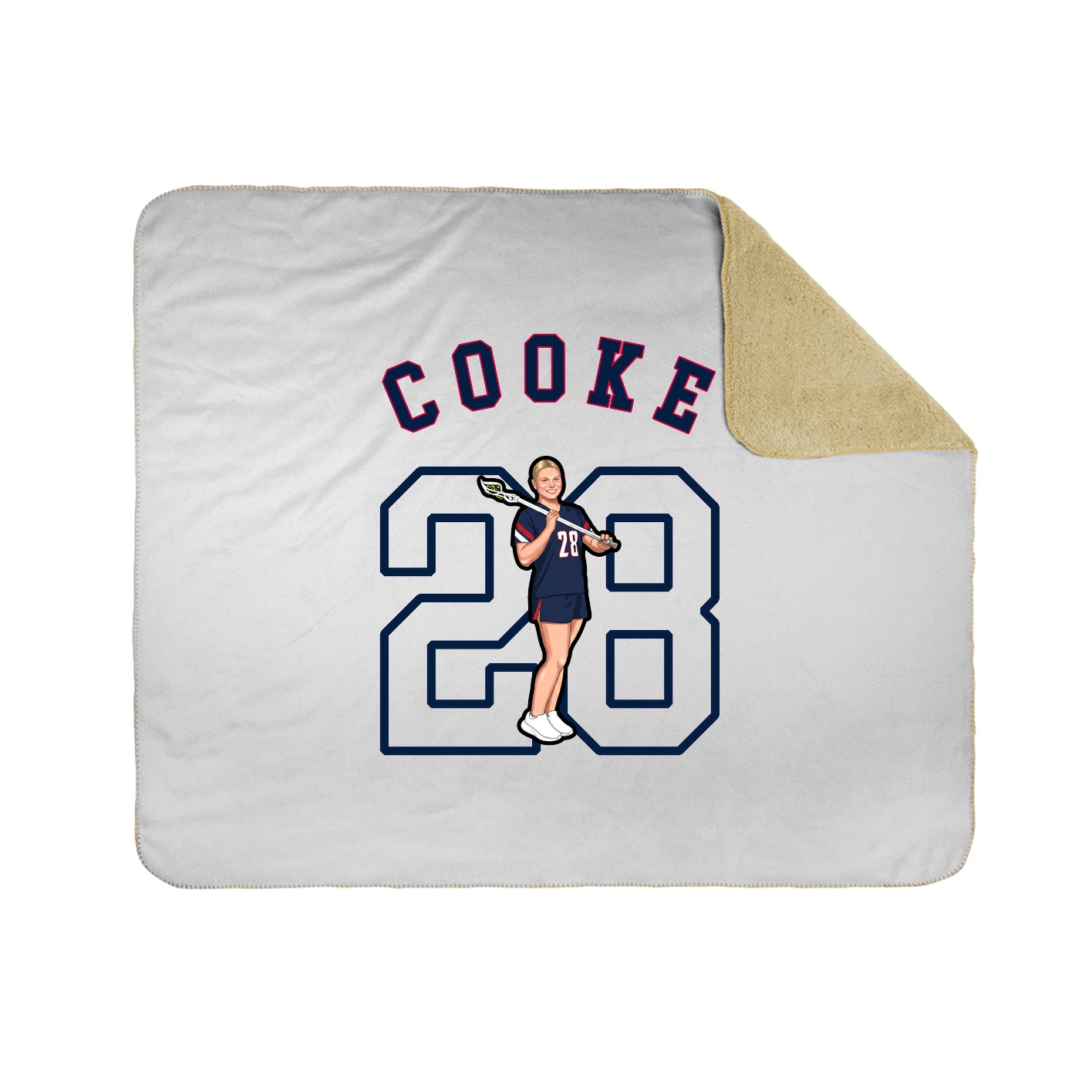 Throw Blanket — Shirsey Arch in White