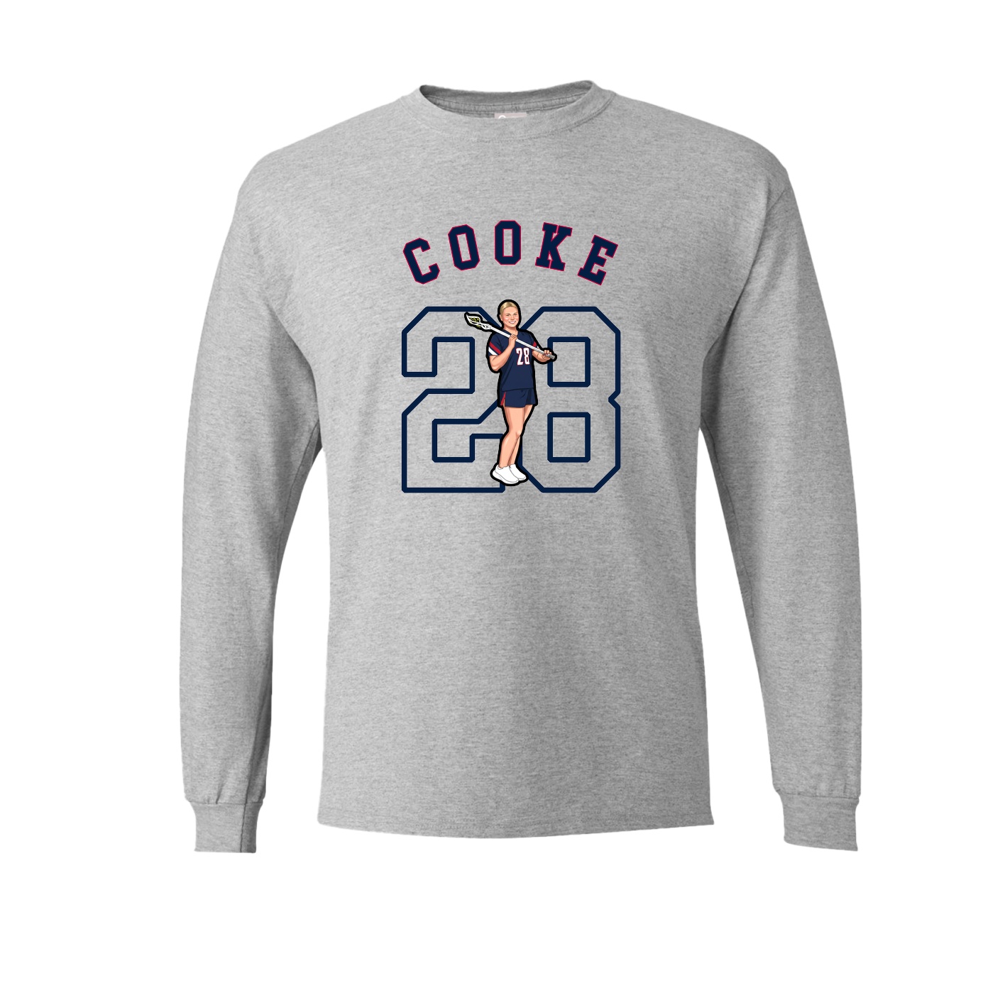 Long Sleeve Tee — Shirsey Arch in Grey