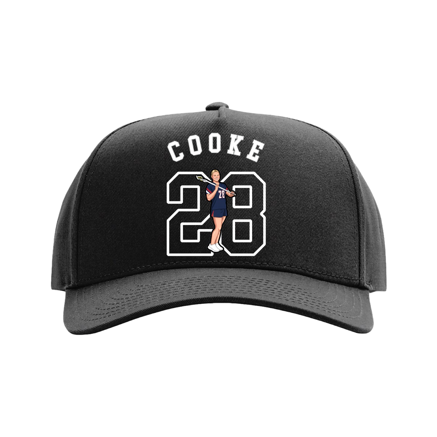 Full Fabric Five-Panel Champ Cap