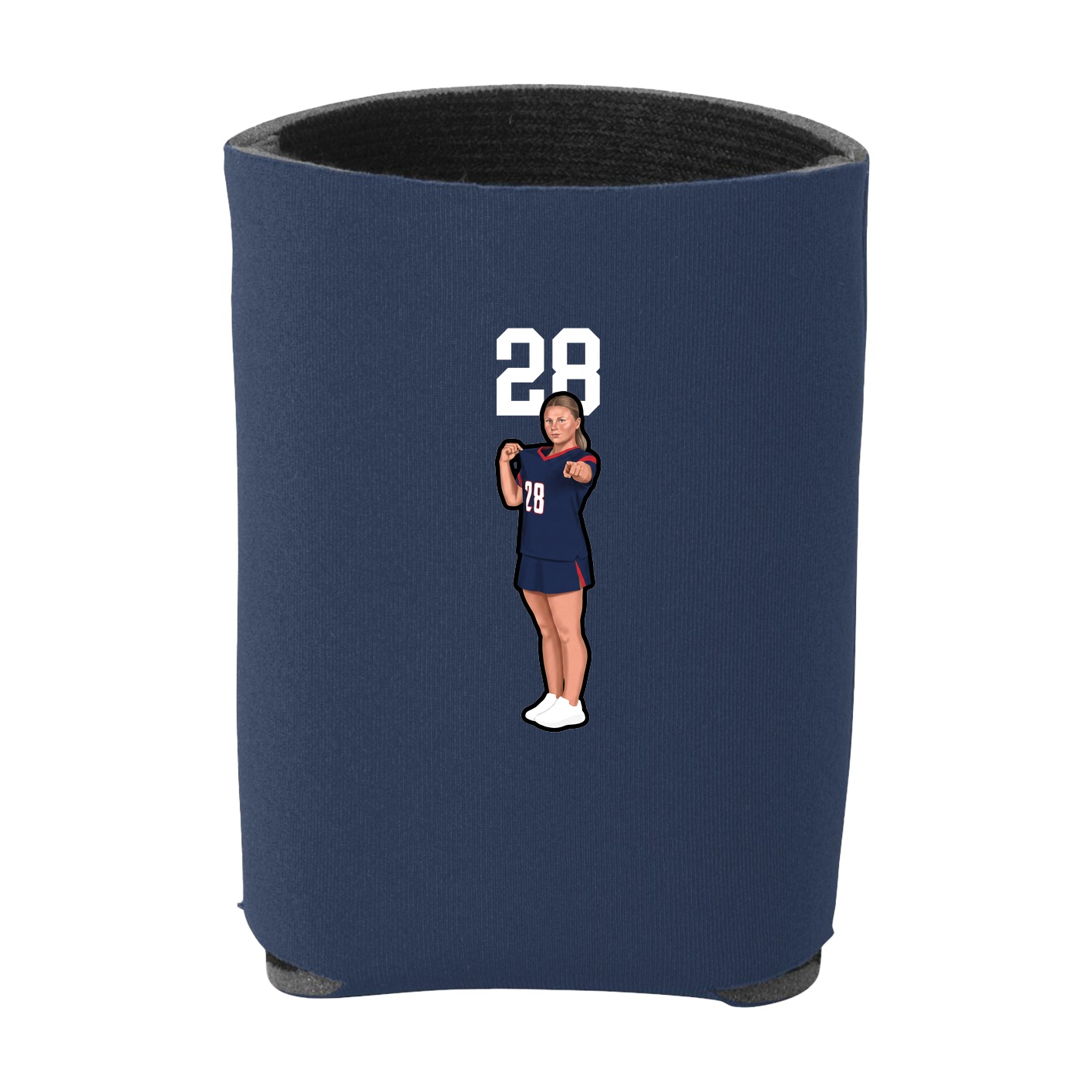 Can Holder — Number Top in Navy