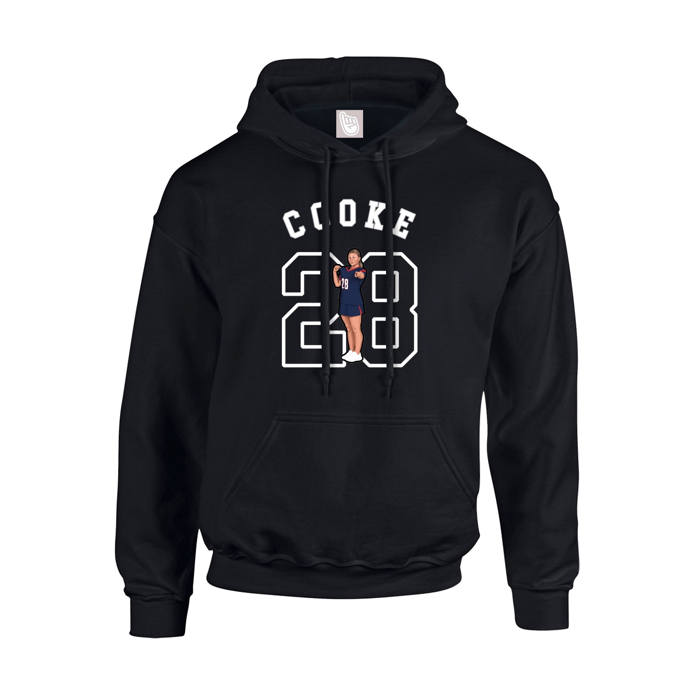 Youth Hoodie — Shirsey Arch in Black