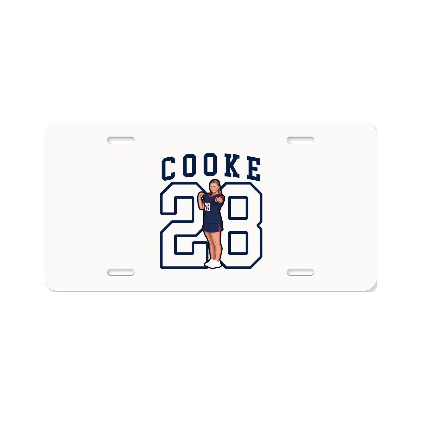 License Plate — Shirsey in Classic