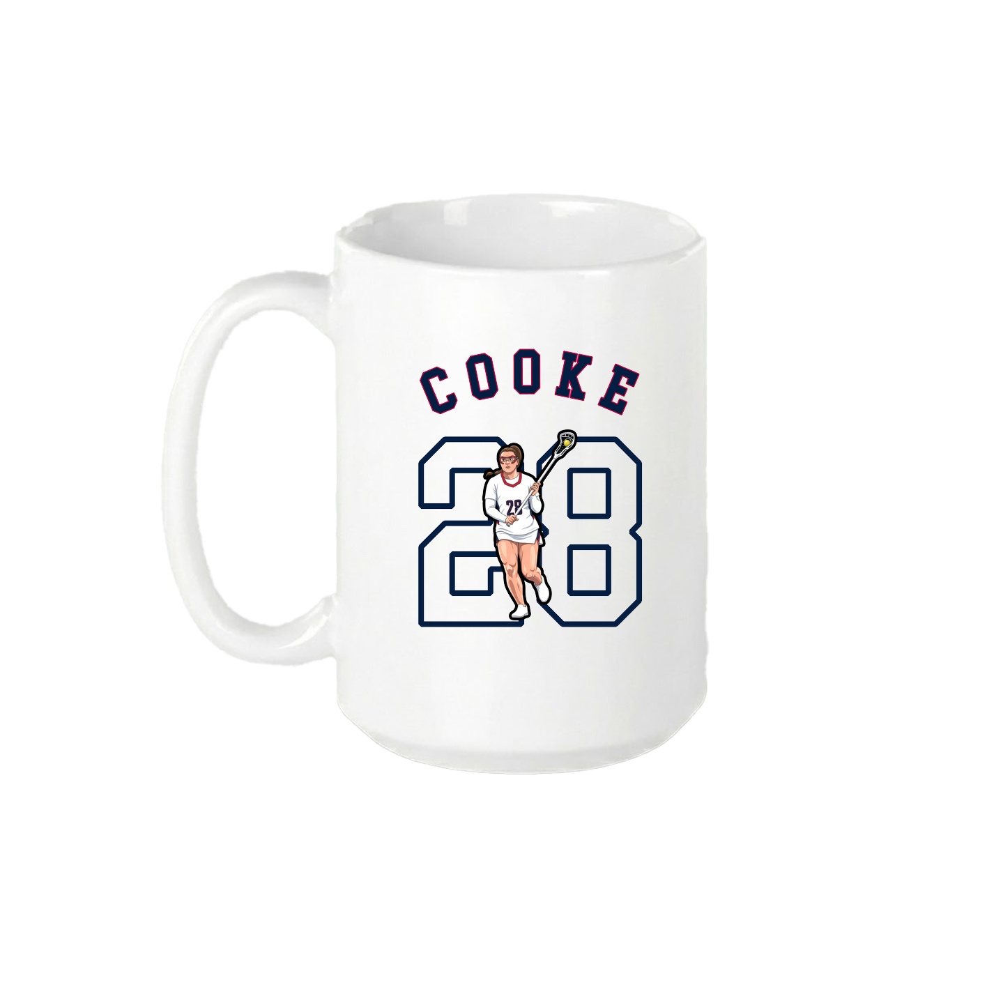 15oz Coffee Mug — Shirsey Arch in White