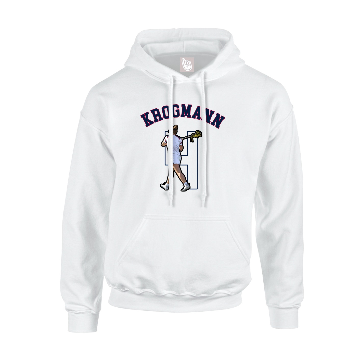 Youth Hoodie — Shirsey Arch in White